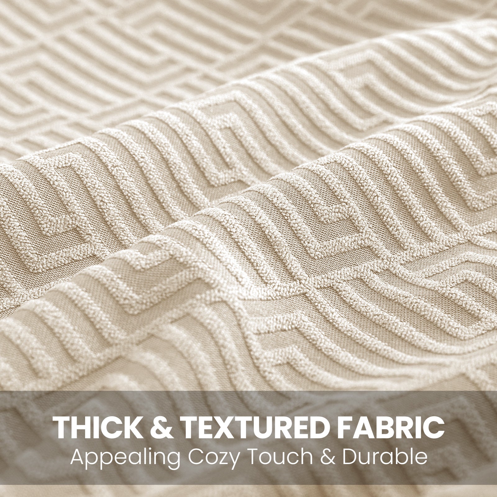 Ystyle 2 Pieces Sofa Cushion Covers 60x60 cm Geometric Pattern-YSTYLE