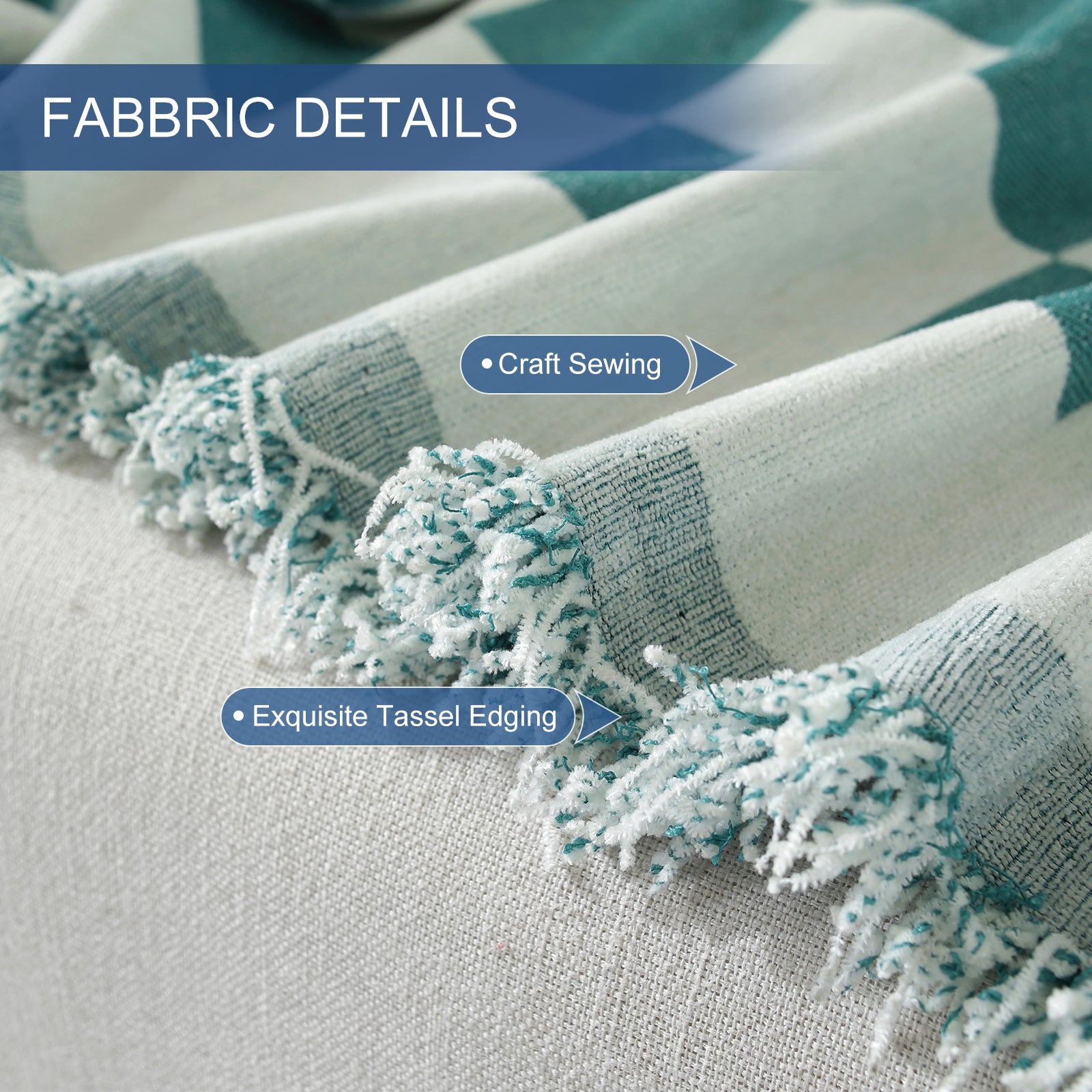 YSTYLE 2 Seater canapé Throw Blanket 180x280CM Stain Resistant