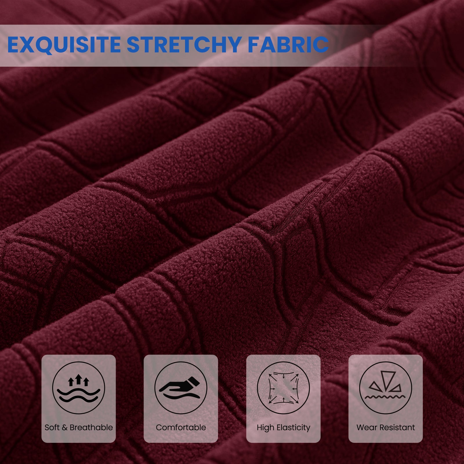 YSTYLE Universal Elastic 180cm Headboard Cover Dustproof Washable