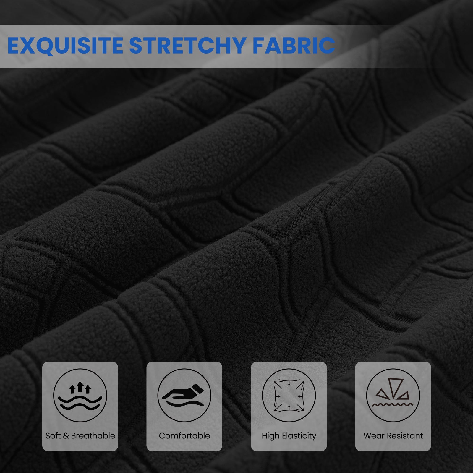 YSTYLE Universal Elastic 180cm Headboard Cover Dustproof Washable