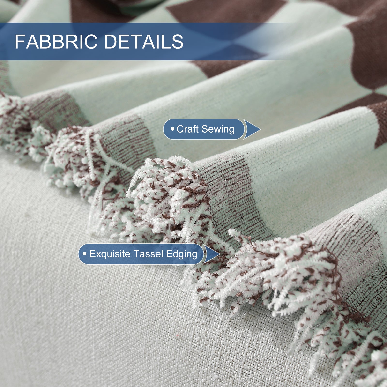 YSTYLE 2 Seater canapé Throw Blanket 180x280CM Stain Resistant