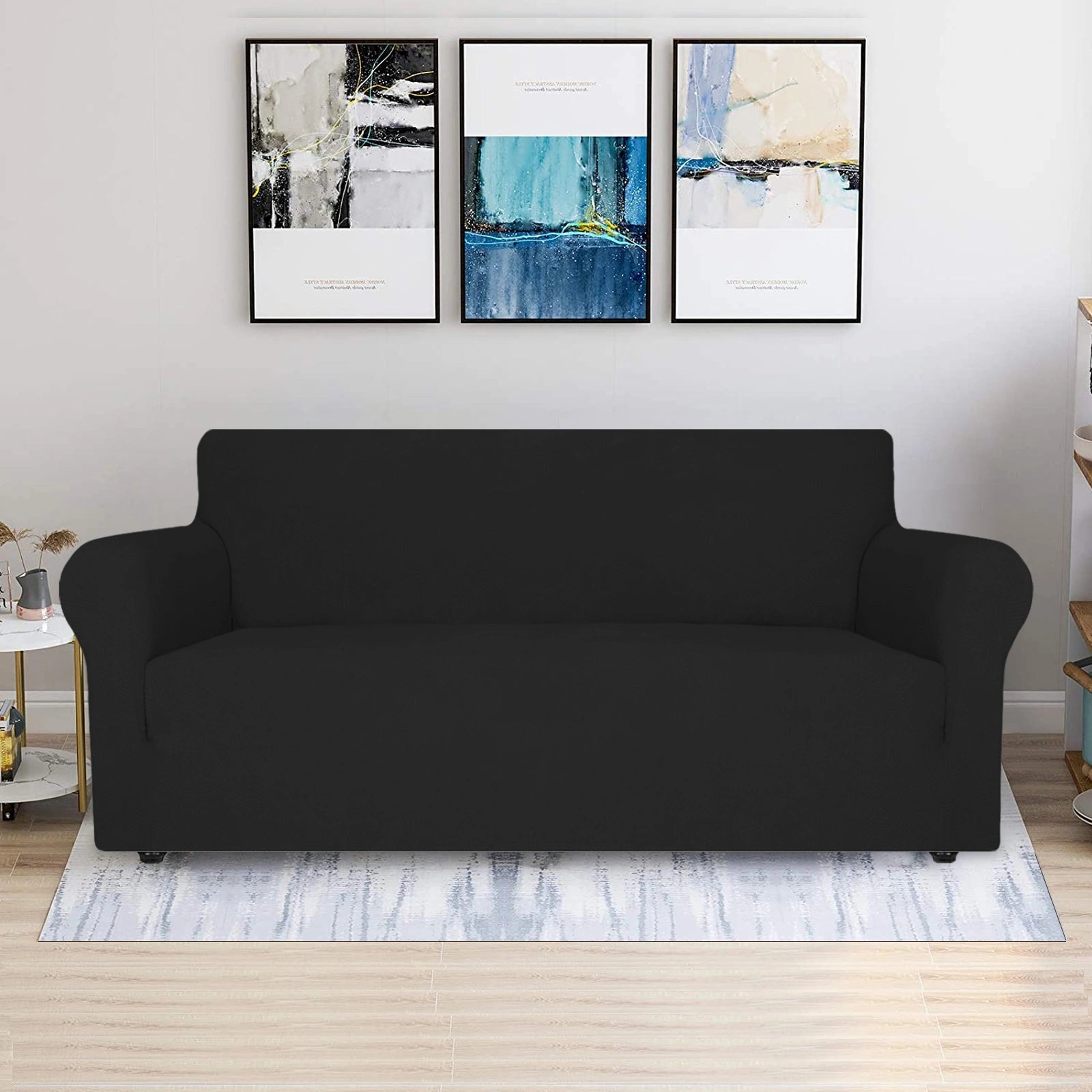 ESTILO 3 Asiento Sofá Capa - Elástica, Antideslizante, Amigable con Mascotas, Lavable, Invernal - Patrón Entrelazado