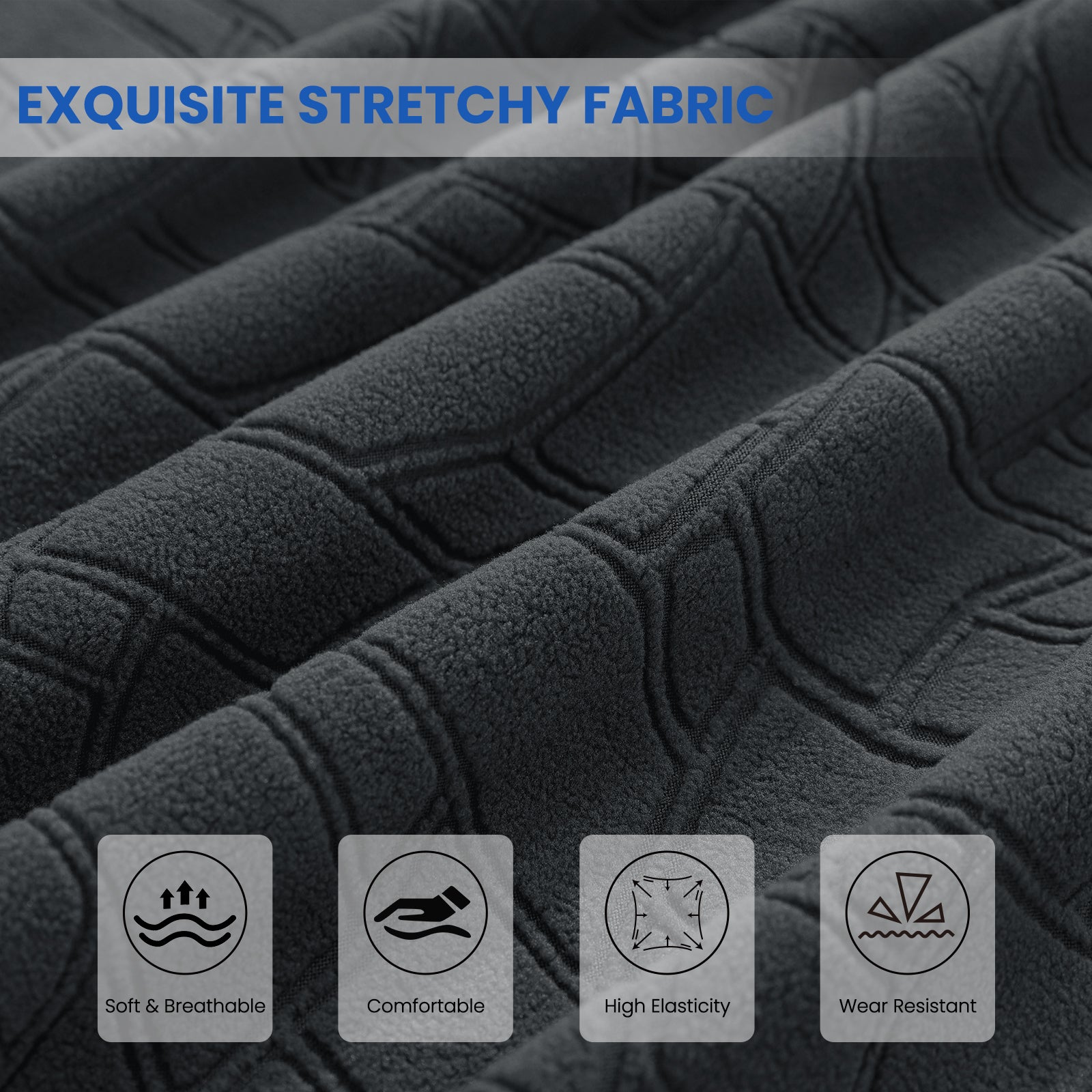 YSTYLE Universal Elastic 180cm Headboard Cover Dustproof Washable