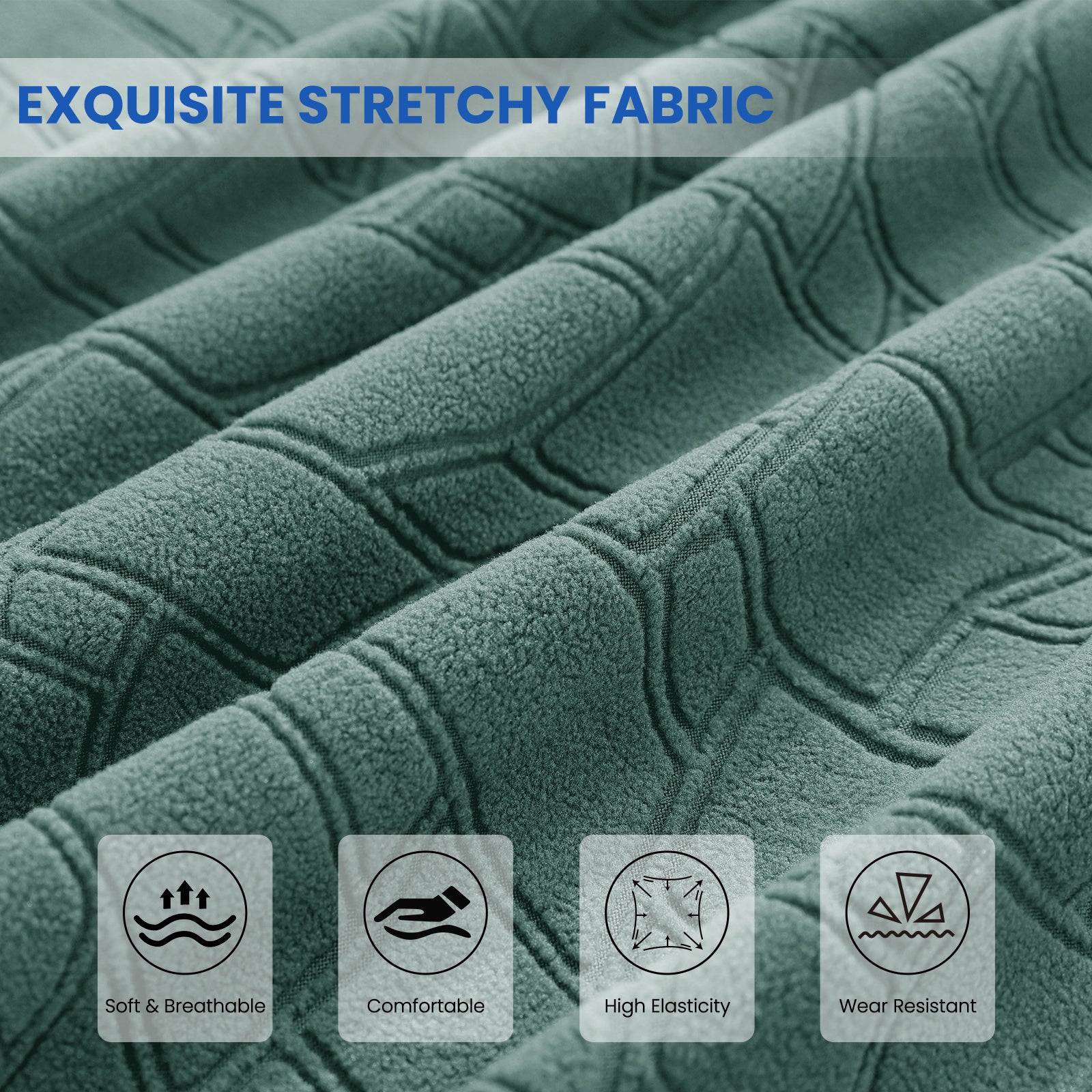 YSTYLE Universal Elastic 180cm Headboard Cover Dustproof Washable