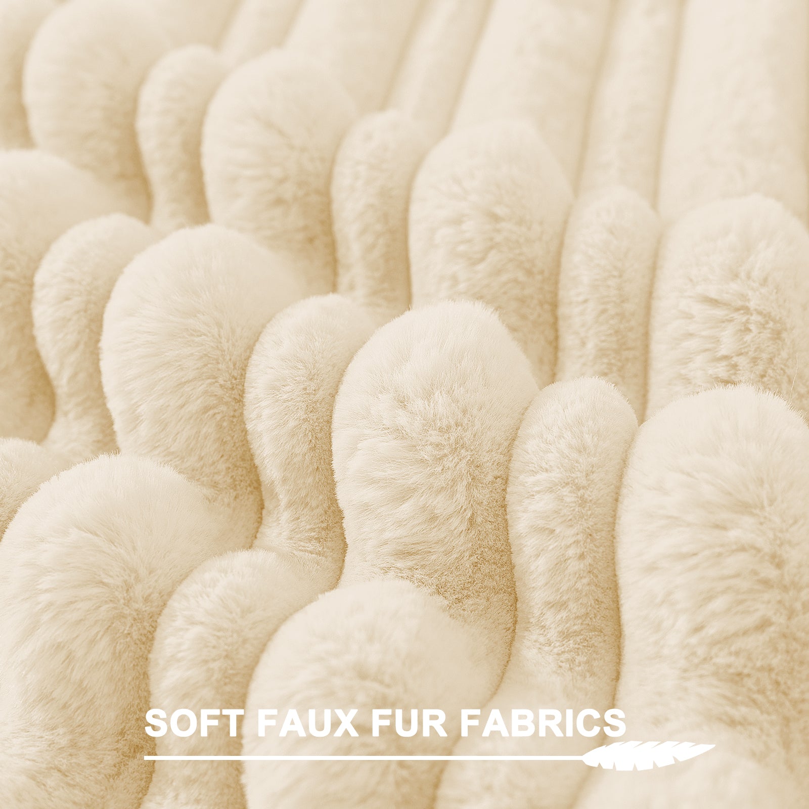 Ystyle Set of 2 Velvet Cushion Cover 50 x 50, Super Soft Striped Cushion Covers, Decoration Cushion Covers with Heart-Shaped Zipper, for Sofa Chair Bed Living Room