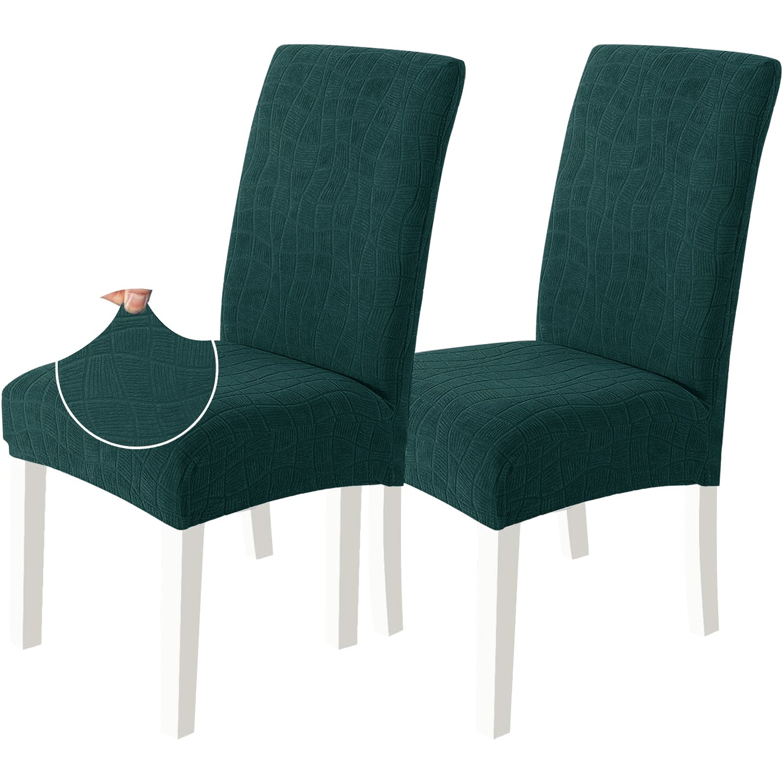 YSTYLE 2 Pieces Universal Stretch Chair Covers with Backrest