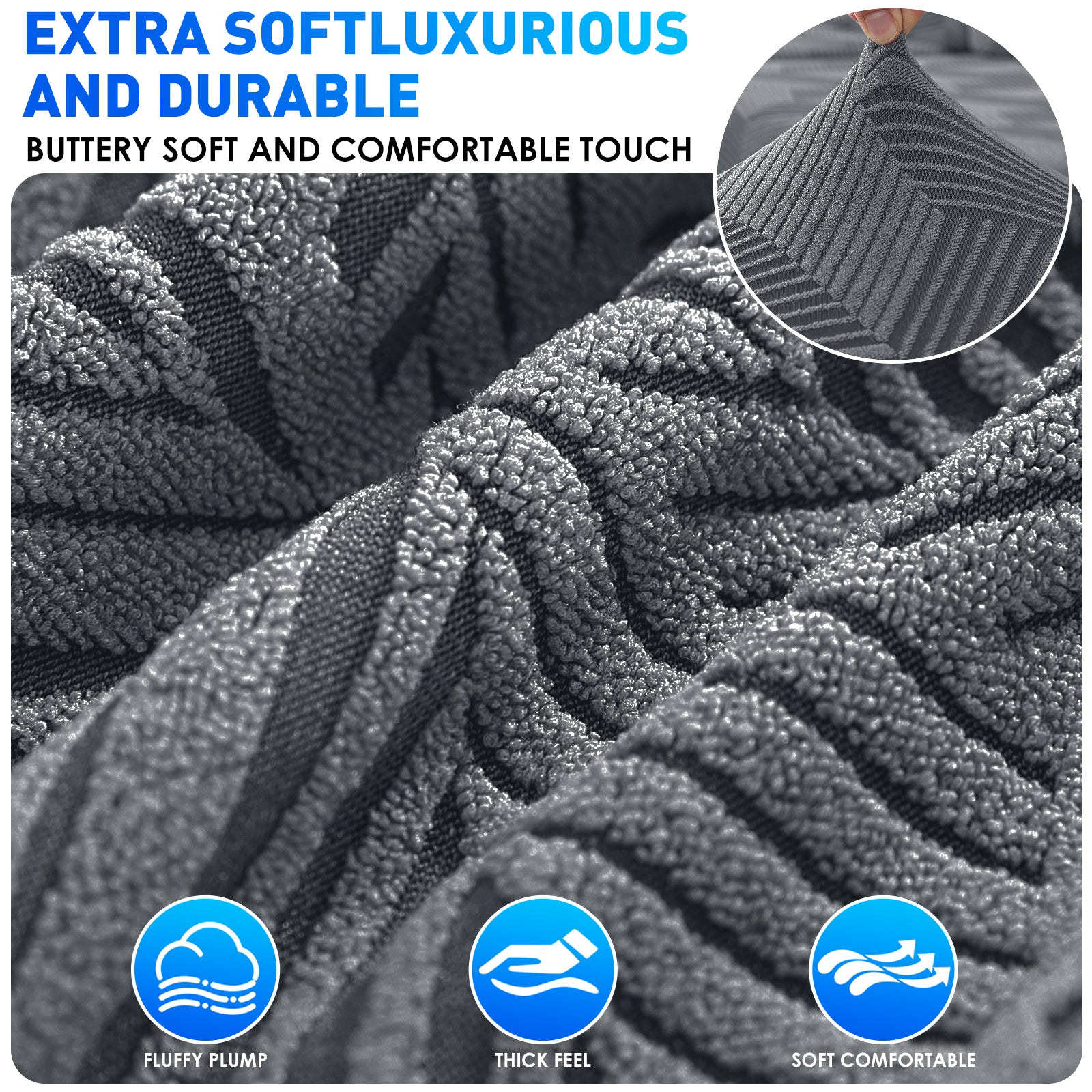 Ystyle Stretch 4 Seater Sofa Cover Super Elastic and Anti Slip-YSTYLE