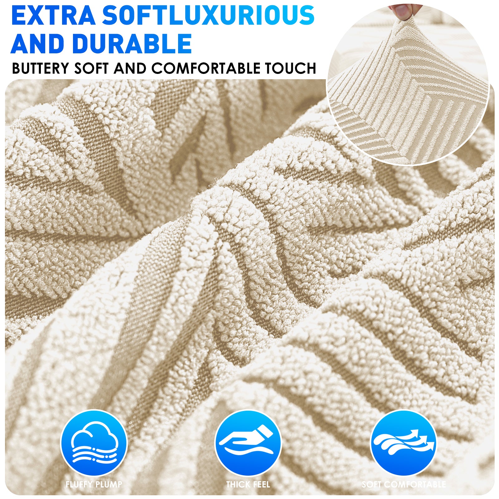 Ystyle 1-Seat Sofa Cover with Armrests, Elastic Universal Sofa Protector, Stain-Resistant & Non-Slip Sofa Slipcover, Anti-Scratch, Super Stretch, Machine Washable