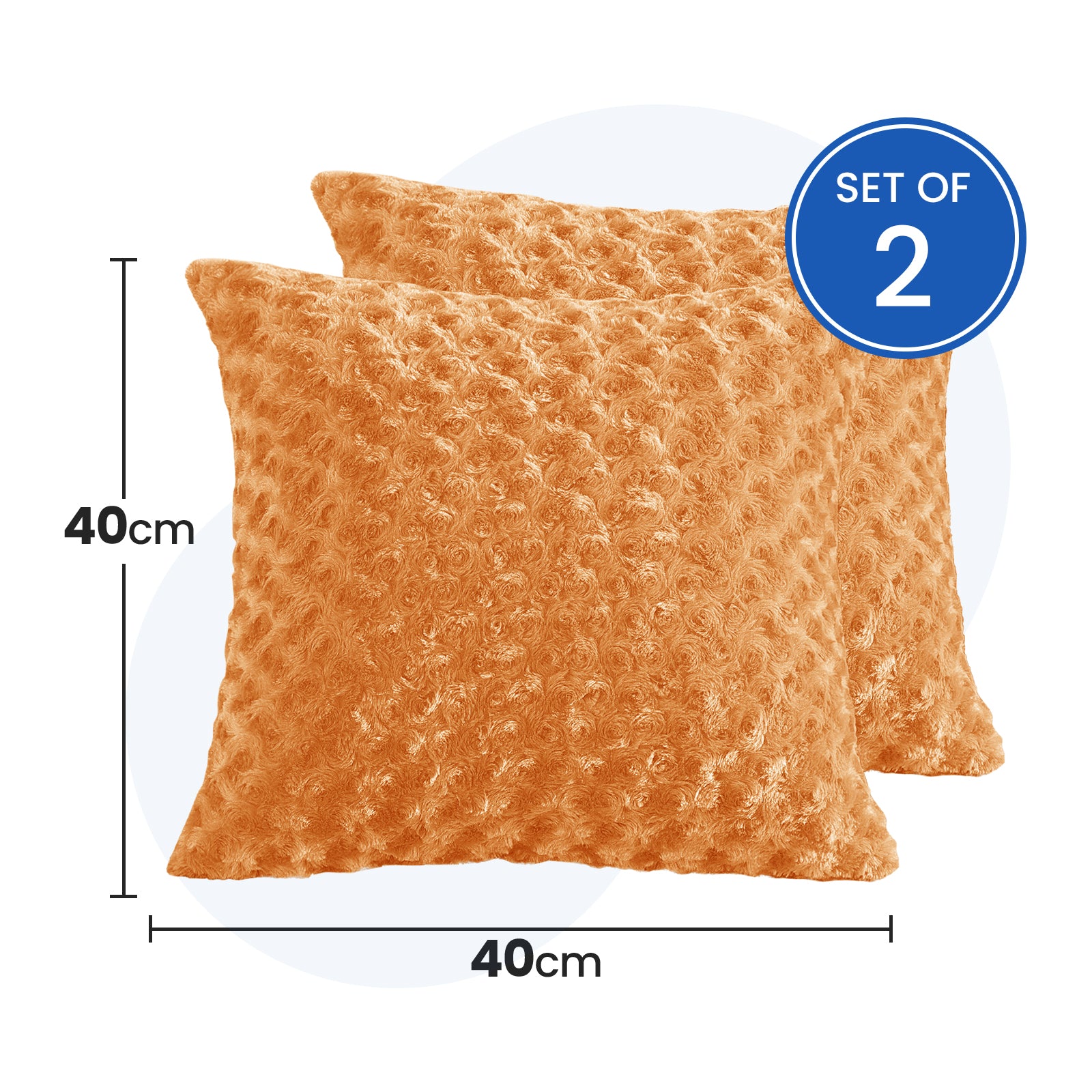 Ystyle Federe Cuscini Divano 40 x 40 cm Set of 2, Sofa Cushion Covers in Soft Plush, Modern Elegant Decorative Sofa Covers, Durable for Living Room Bedroom