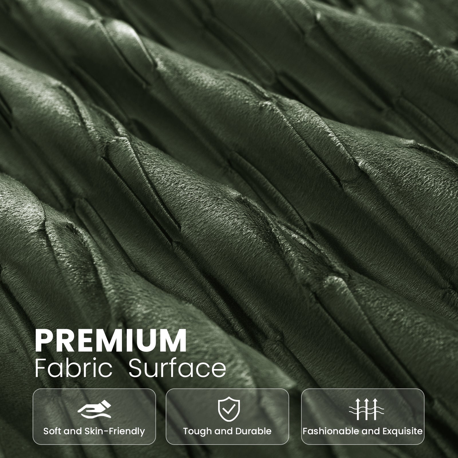 Ystyle 2 Pieces Velvet Cushion Covers 60x60cm Hidden Zipper-YSTYLE