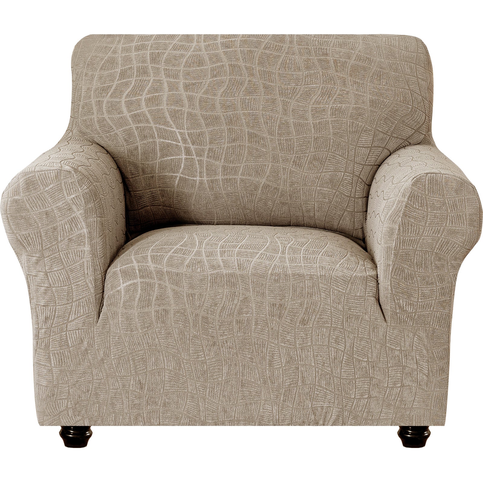 Ystyle Waterproof 1-Seater Sofa Cover with Armrests, Universal Elastic Sofa Protector, Washable Cat Scratch-Resistant Sofa Cover, Stain & Slip-Resistant Sofa Slipcover