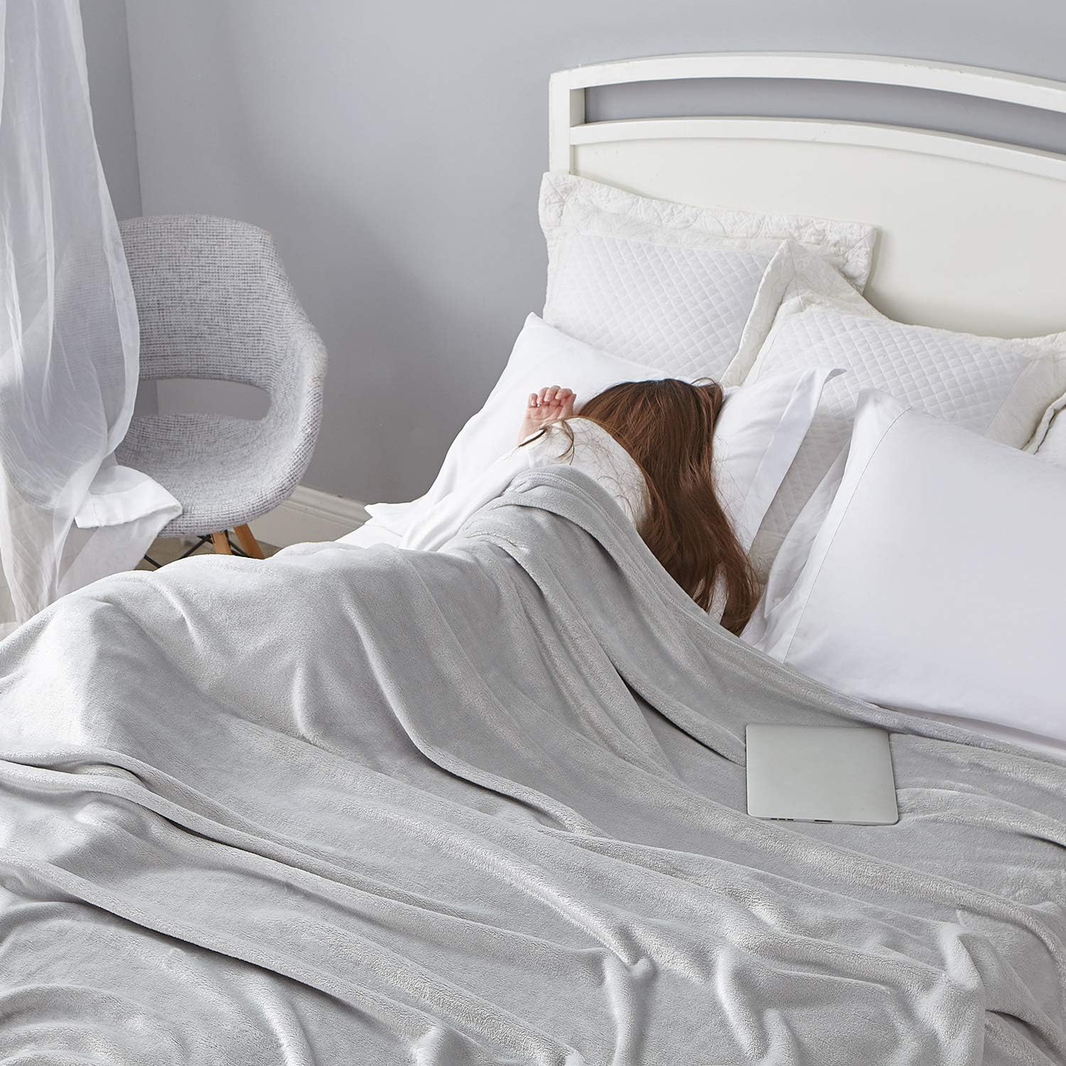 YSTYLE Soft Flannel Fleece Twin Blanket Plush Throw 160 x 200 CM