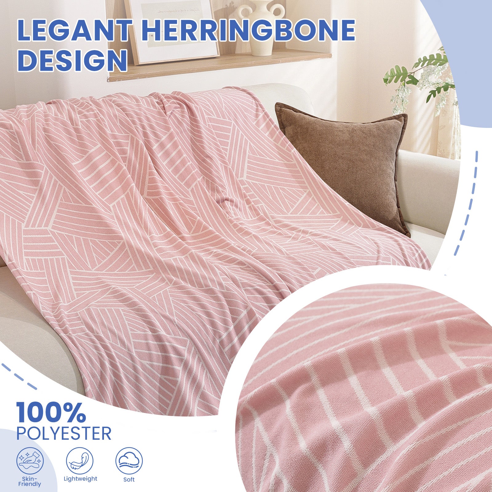 Ystyle Sofa Cover 180x380 CM, Non-Slip Full Sofa Protector, Cat Scratch-Resistant Sofa Cover, Washable Stain-Proof Sofa Slipcover, Ideal as Decorative Throw or Picnic Blanket