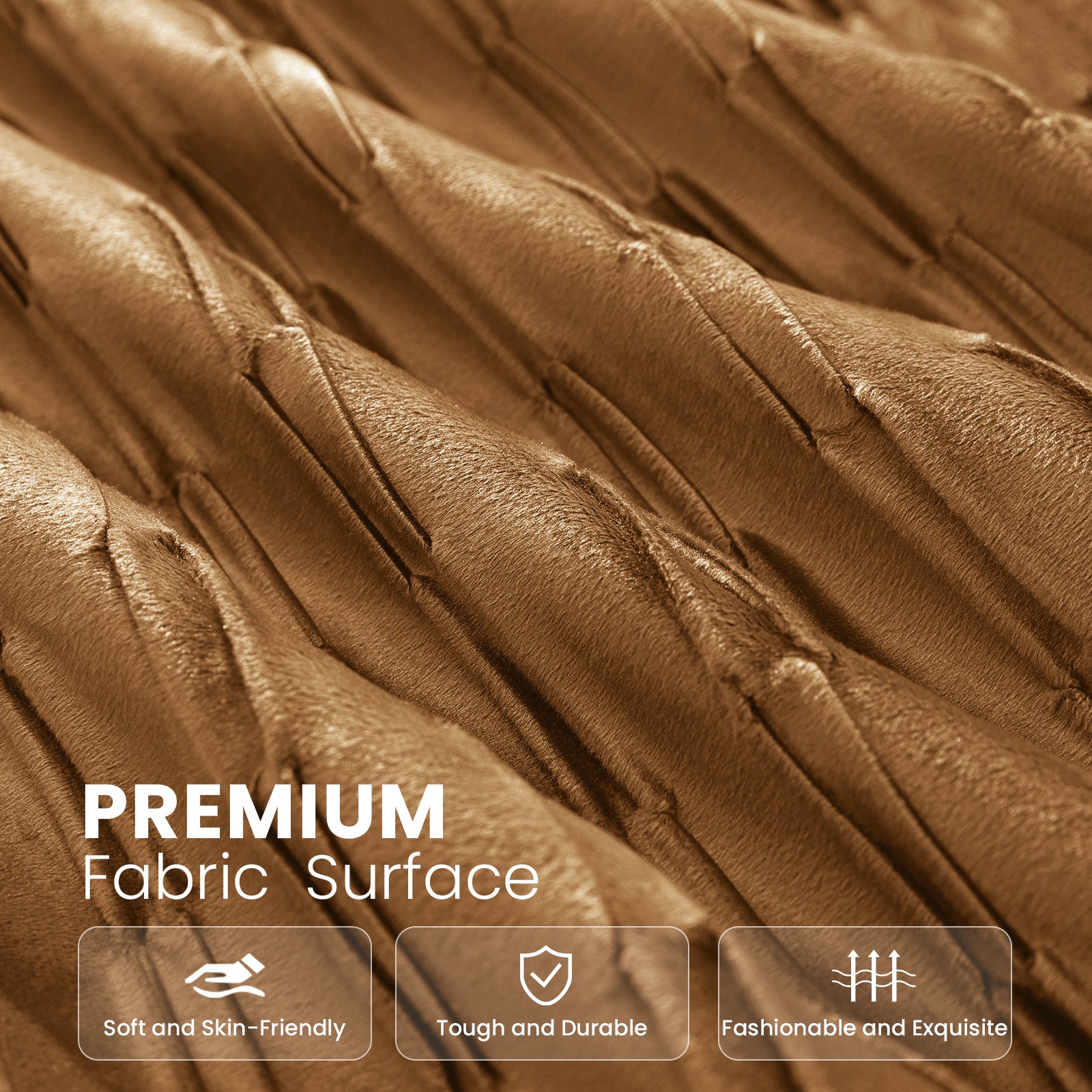 Ystyle Sofa Cushion Covers 50 x 50 cm Set of 2 Soft Velvet Sofa Cushion Covers Modern Bedroom Sofa Bed Invisible Zipper Washable Elegant Durable