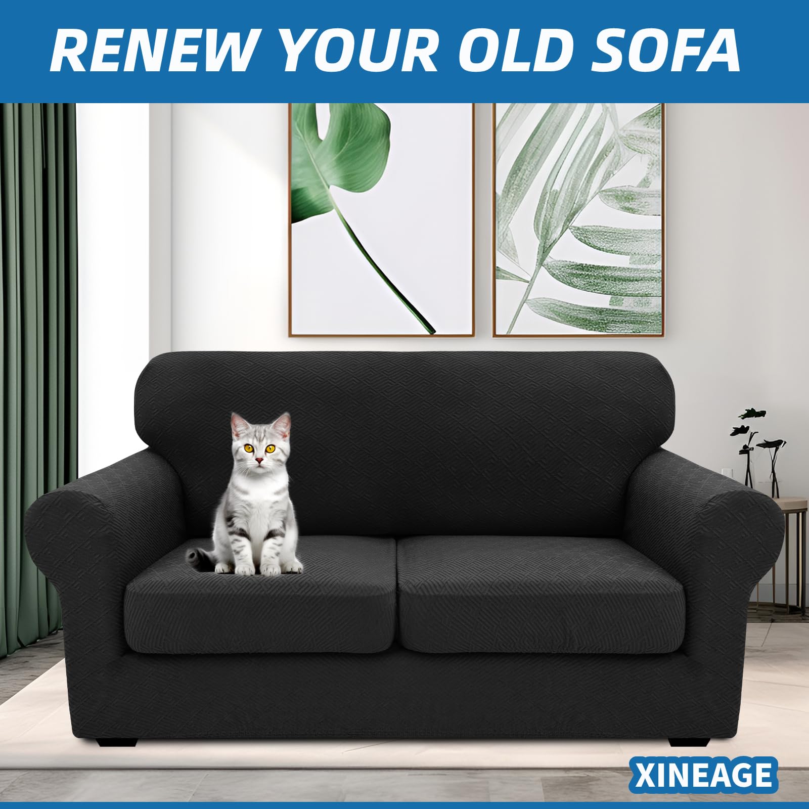 Ystyle Sofa Cover Non-slip Couch Cover Furniture Protector for Pets