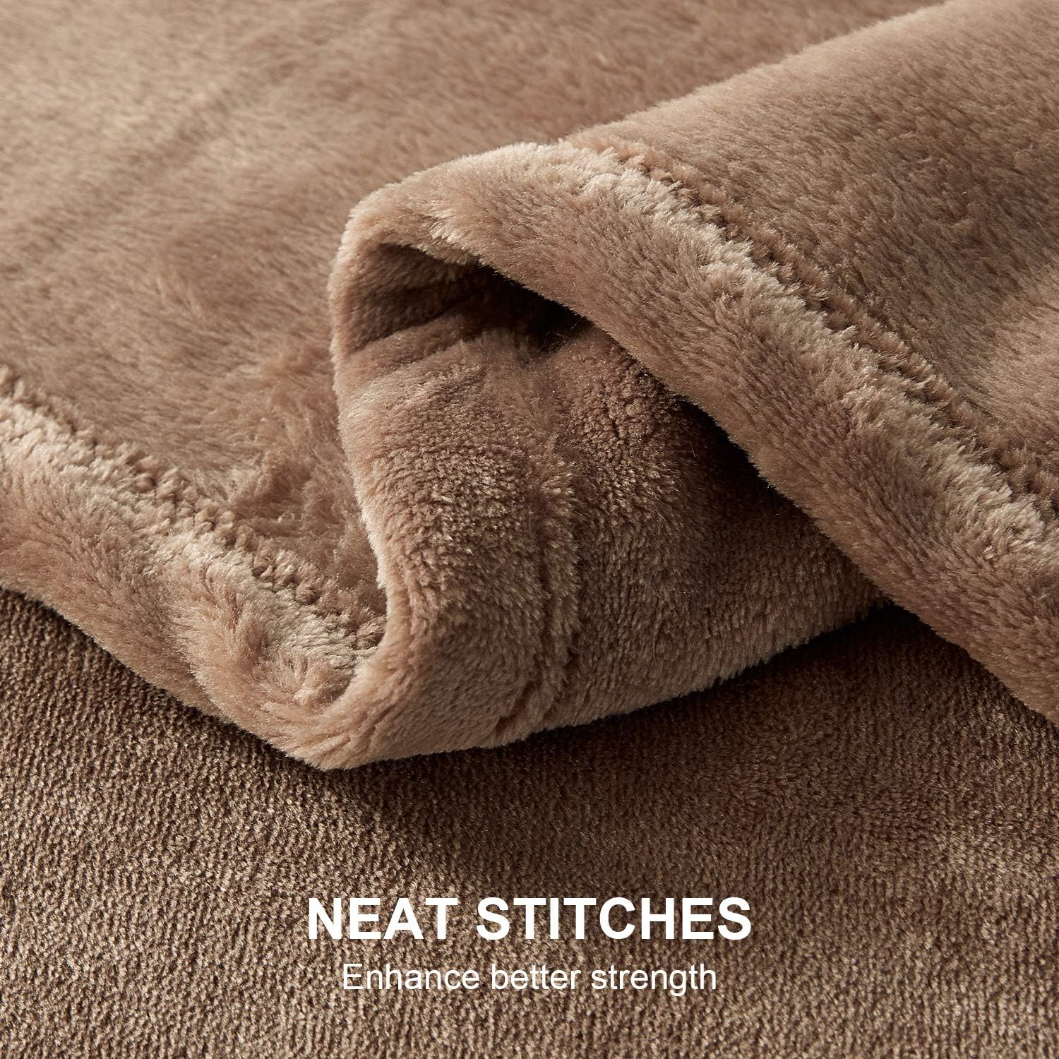 YSTYLE Soft Flannel Fleece Twin Blanket Plush Throw 160 x 200 CM