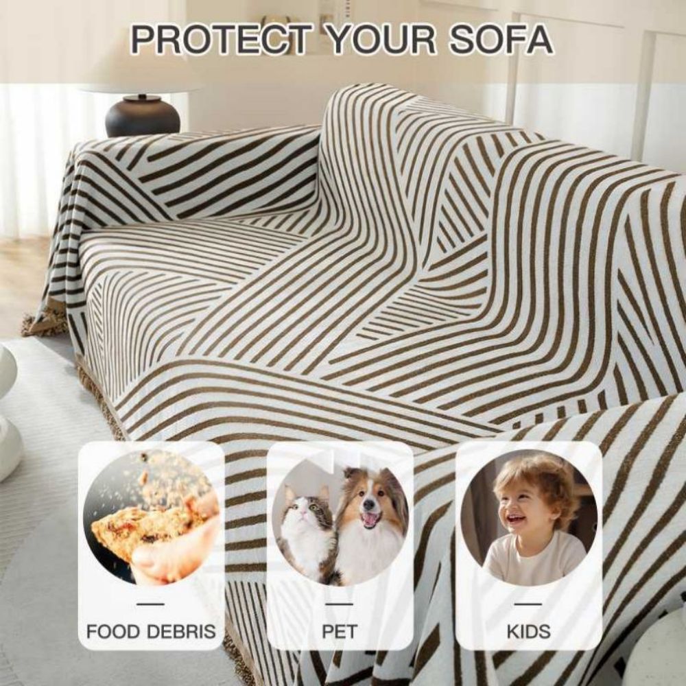 YSTYLE 2 Seater canapé couverture Throw 180x280CM Stain Resistant