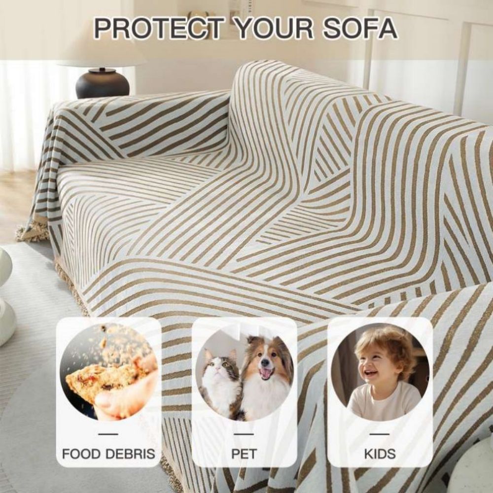 YSTYLE 2 Seater canapé couverture Throw 180x280CM Stain Resistant
