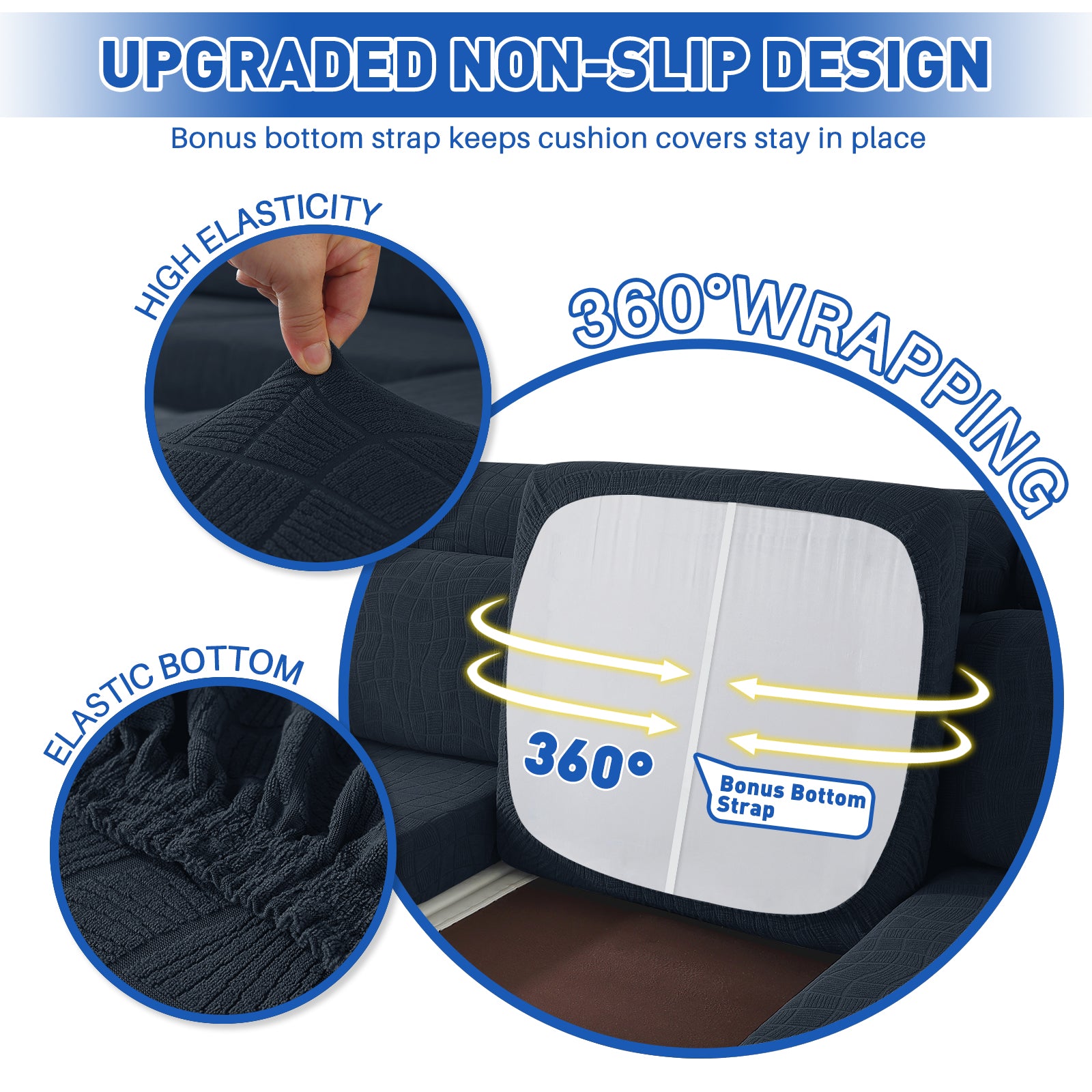 Copertura impermeabile e stretch per sedile del divano 2 posti Geometrica | YSTYLE