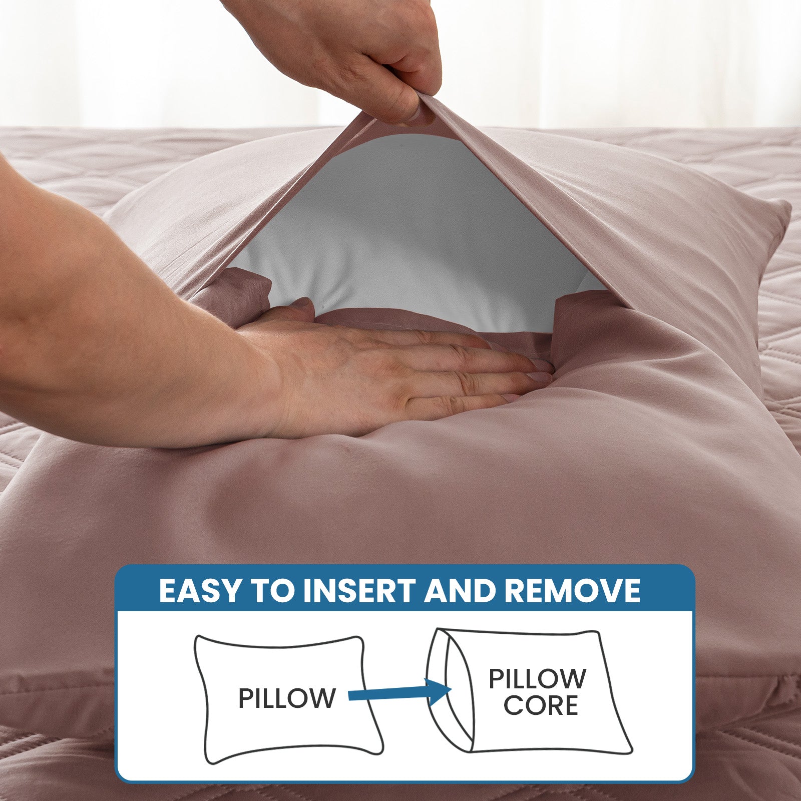 Ystyle Waterproof Pillow Protectors 50x80 cm Set of 2, Scratch-Resistant Pillowcase Covers