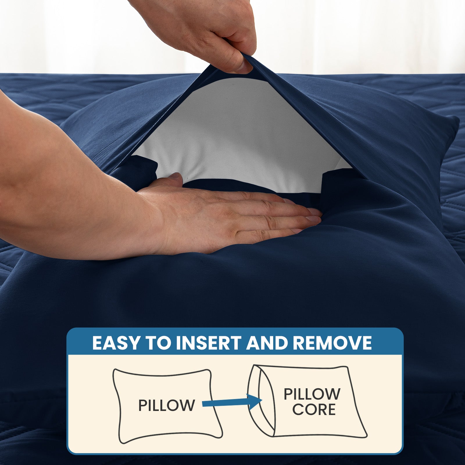 Ystyle Waterproof Pillow Protectors 50x80 cm Set of 2, Scratch-Resistant Pillowcase Covers