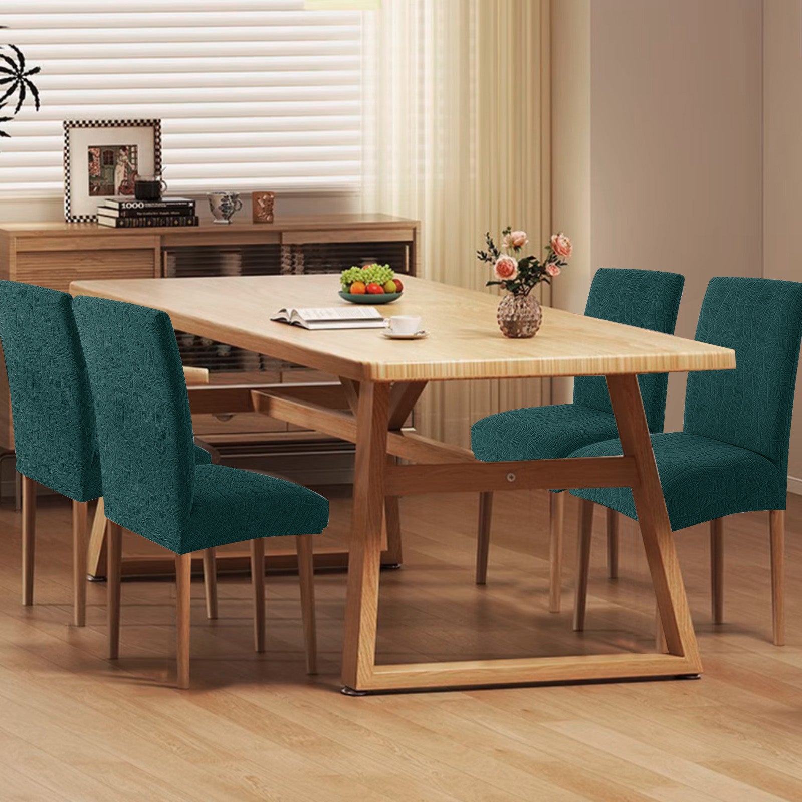 YSTYLE 6 pezzi di coprisedie universali elastici con schienale