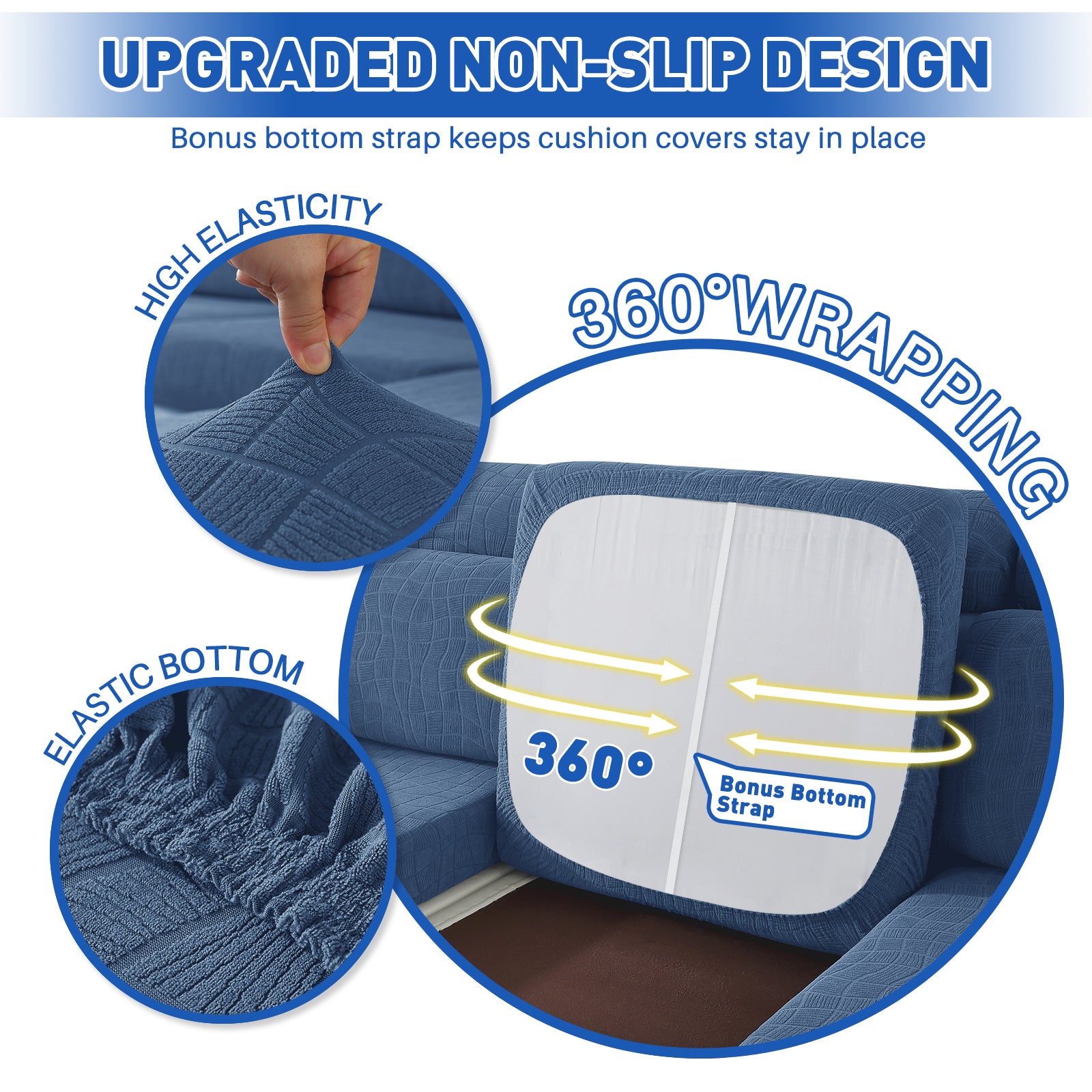 Copertura impermeabile e stretch per sedile del divano 2 posti Geometrica | YSTYLE