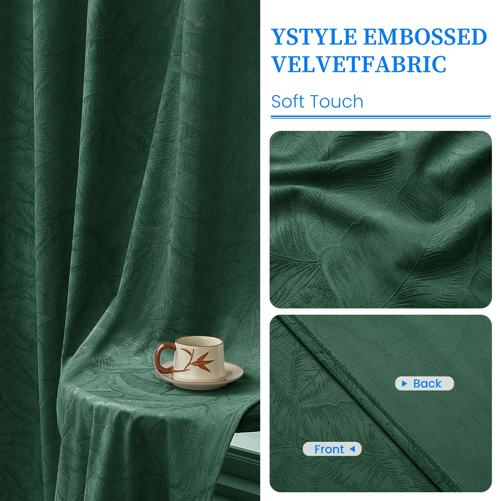 2 Pieces rideaux opacifiants with Stainless Steel Eyelets thermique Polyester Panels