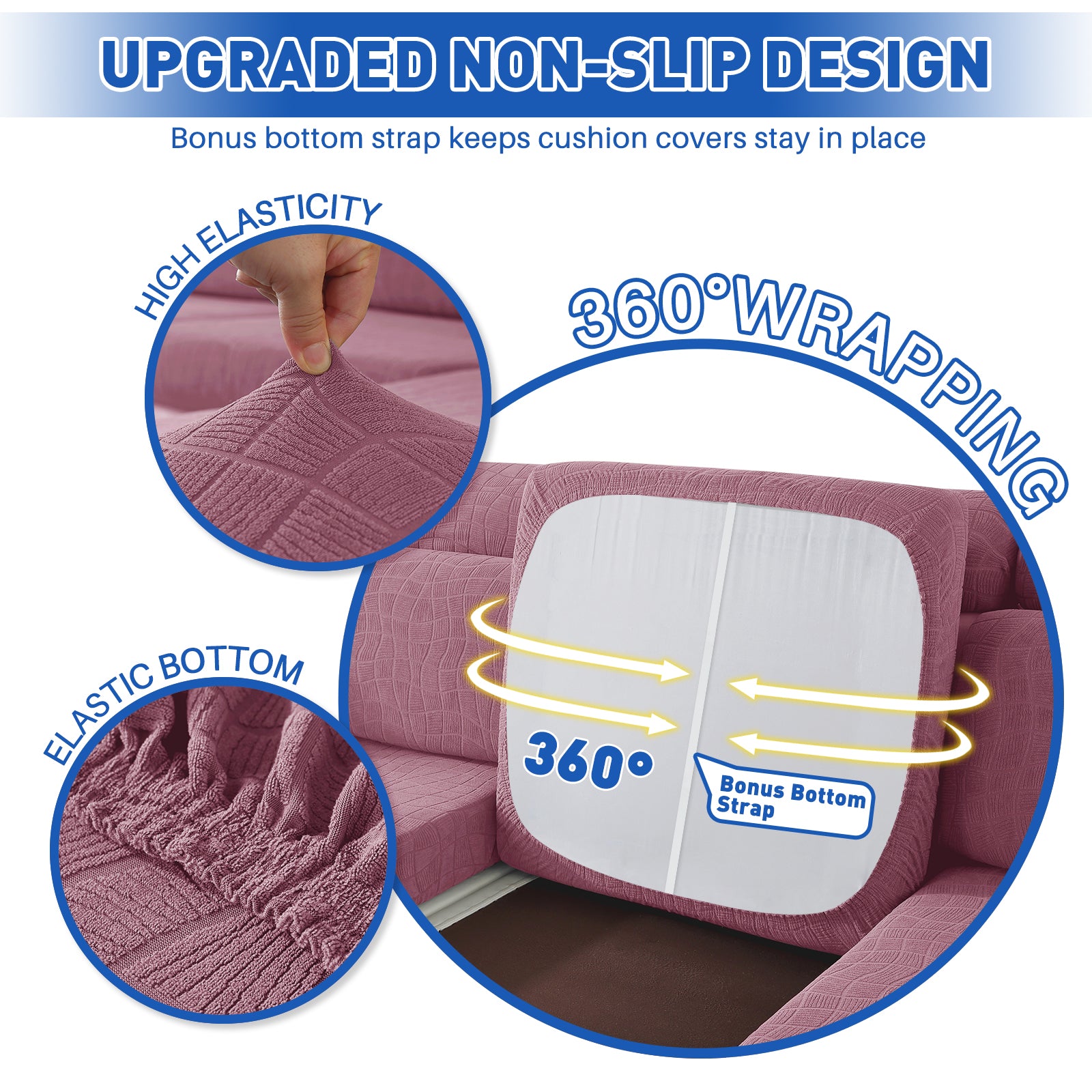 Copertura impermeabile e stretch per sedile del divano 2 posti Geometrica | YSTYLE