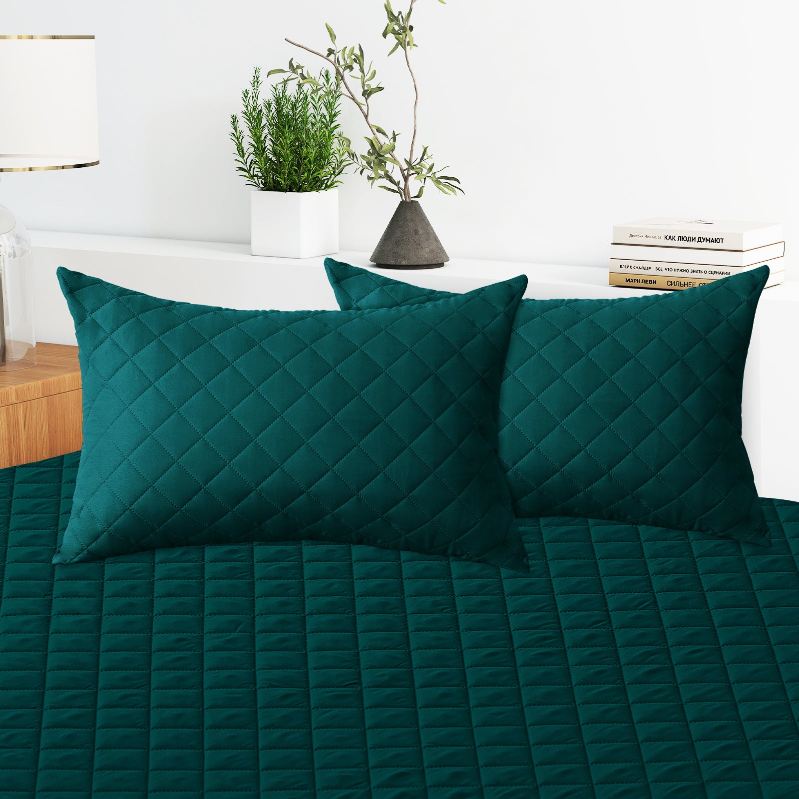 YSTYLE 2 Waterproof Pillowcases 50x80cm Breathable Anti Mite-YSTYLE