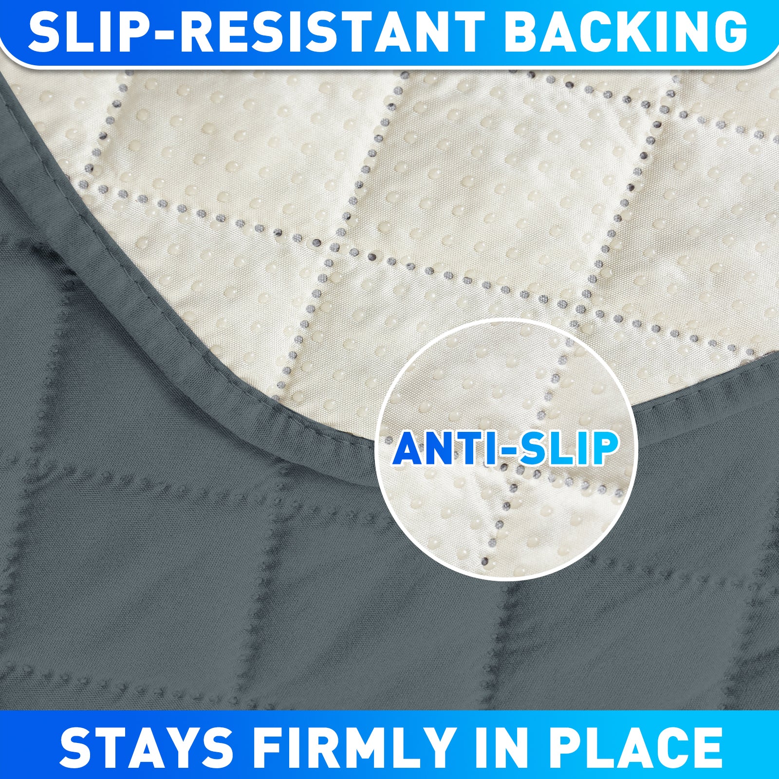 Waterproof 1 Seater Armchair Cover with Non-Slip Backing and Pockets