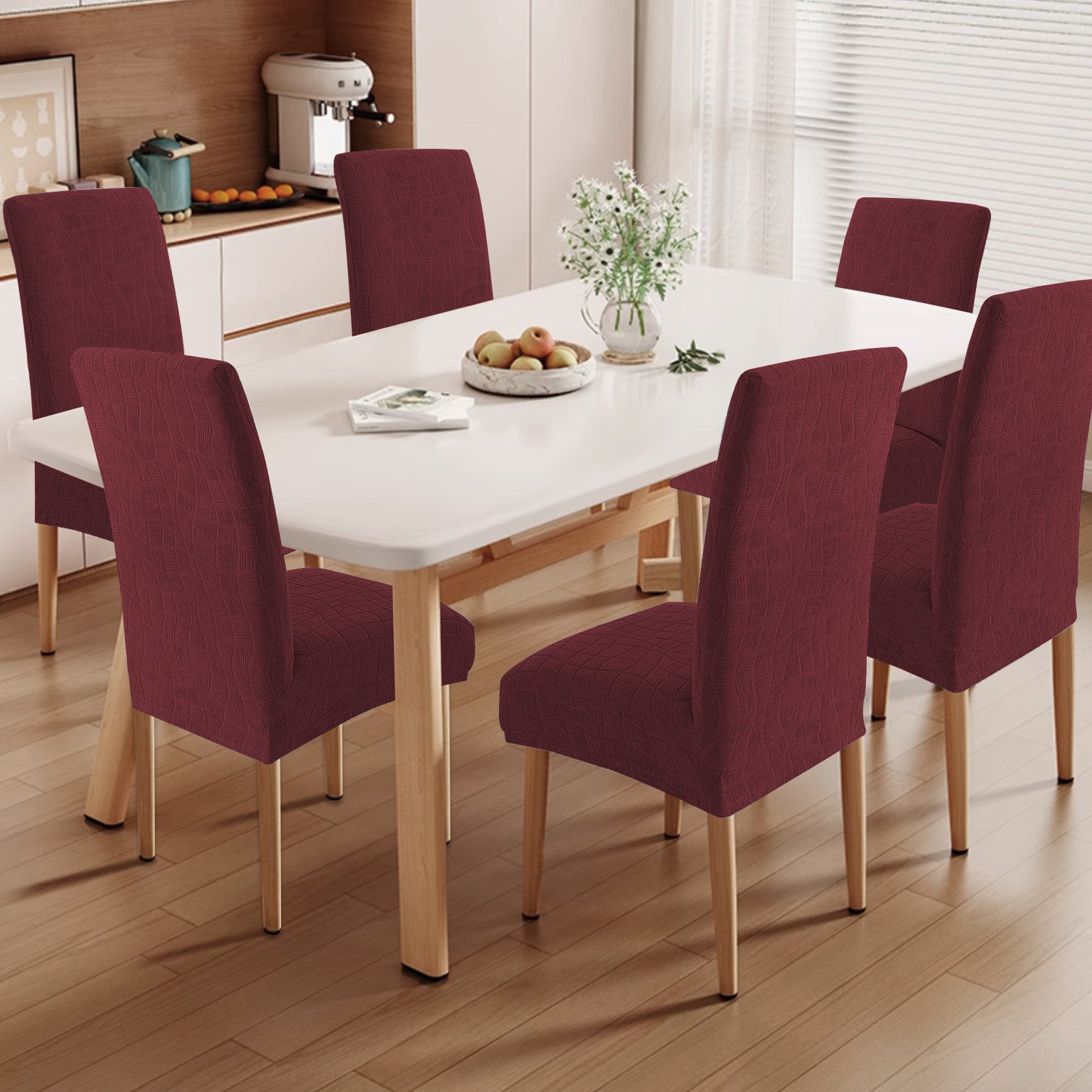 YSTYLE 4 Pieces Universal Stretch Chair Covers with Backrest