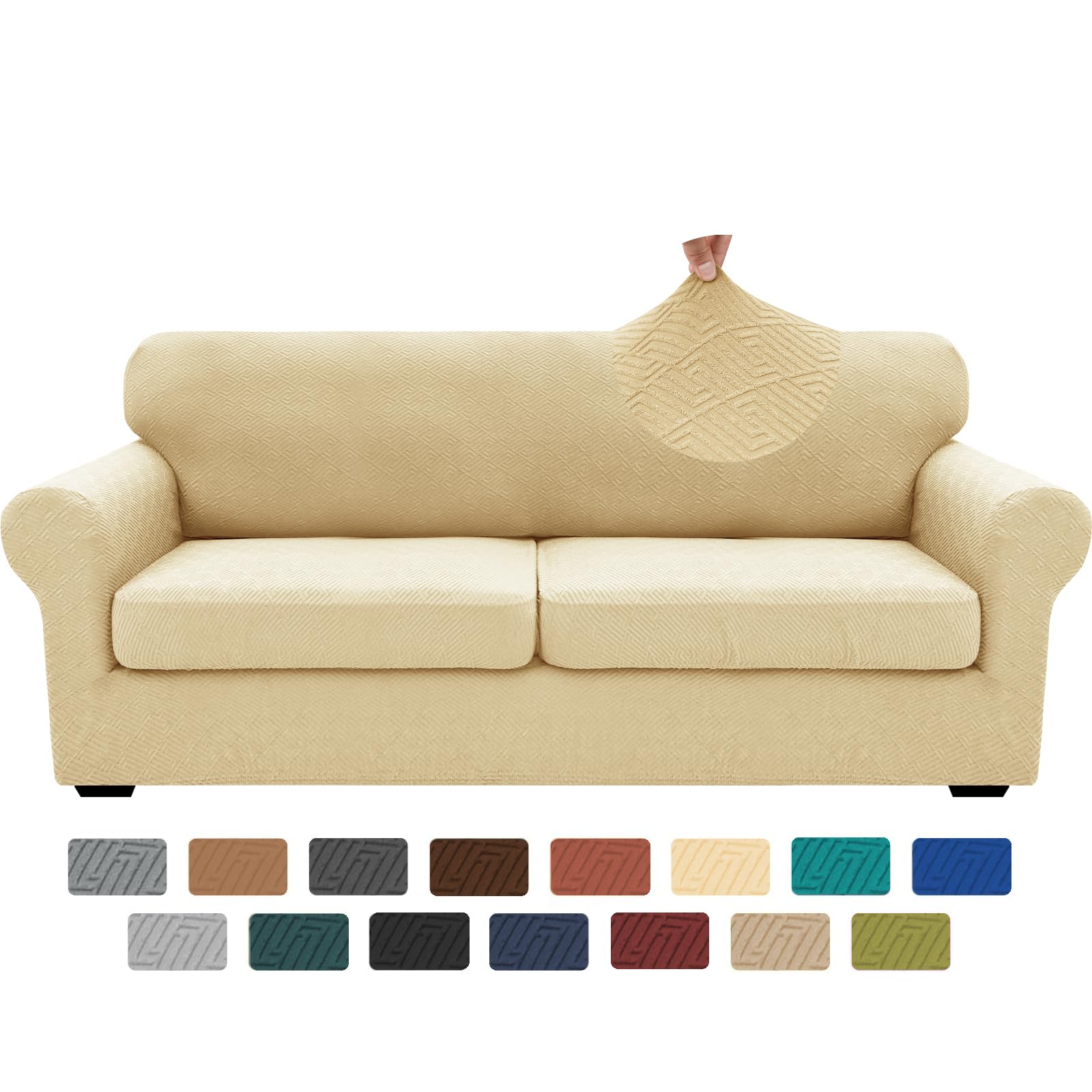 Ystyle Sofa Cover Non-slip Couch Cover Furniture Protector for Pets