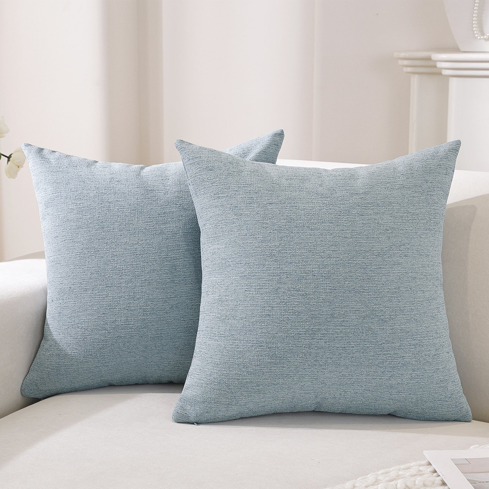 YSTYLE Couch Throw Pillow Covers 18x18 Neutral Soft Decorative Pillow Covers