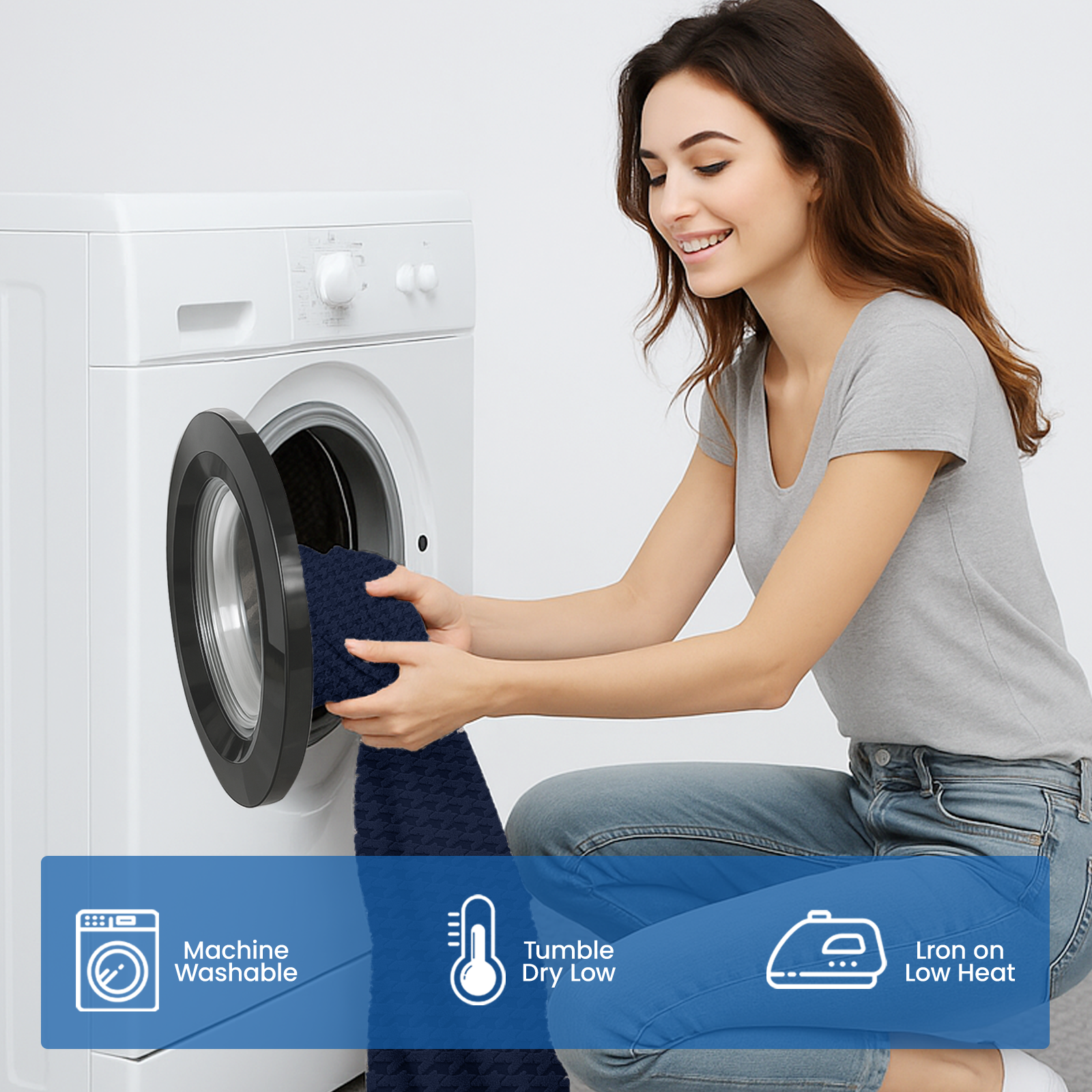 Ystyle 3-Seat Elastic Universal Sofa Seat Cushion Covers, Non-Slip Washable & Super Soft Slipcovers