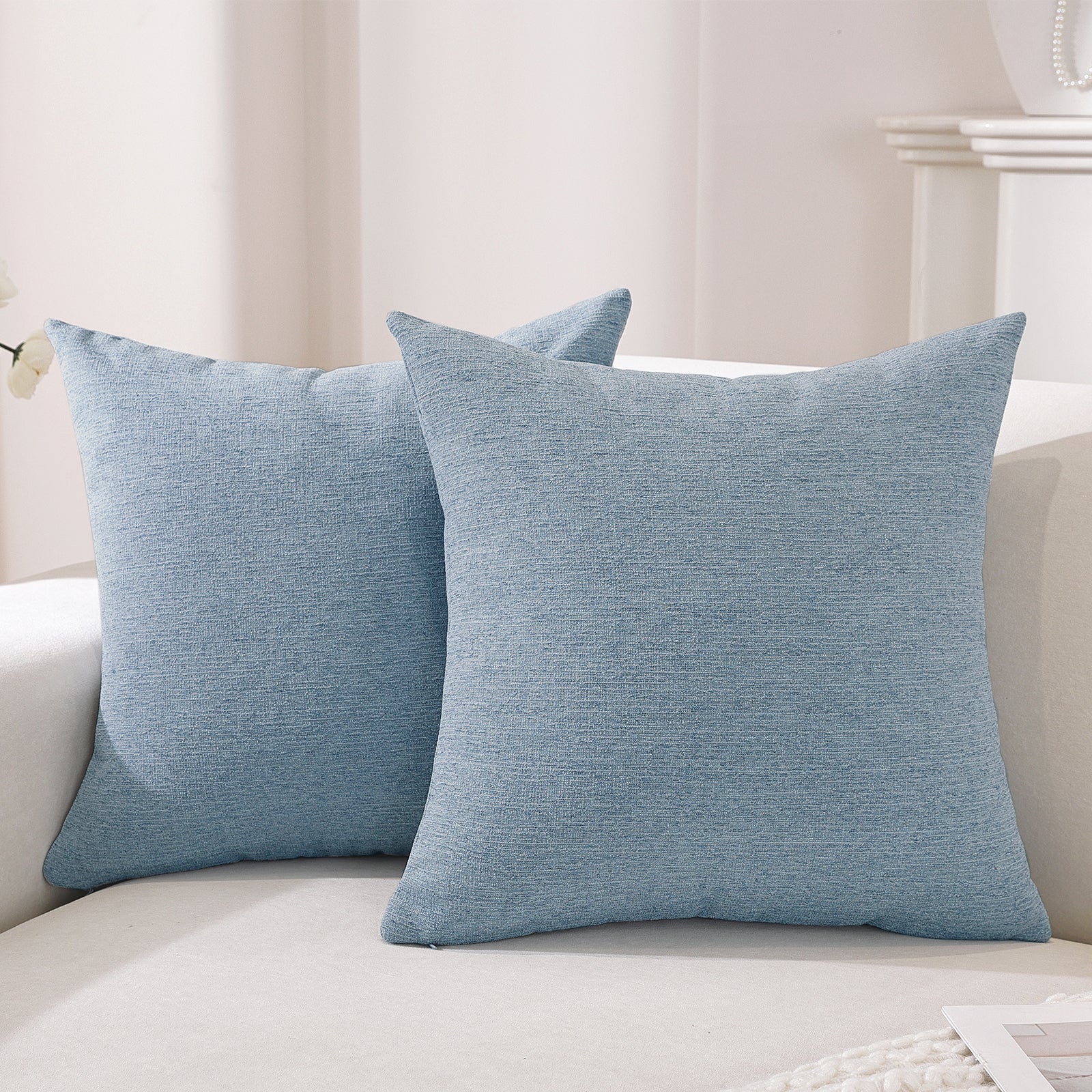 YSTYLE Couch Throw Pillow Covers 18x18 Neutral Soft Decorative Pillow Covers