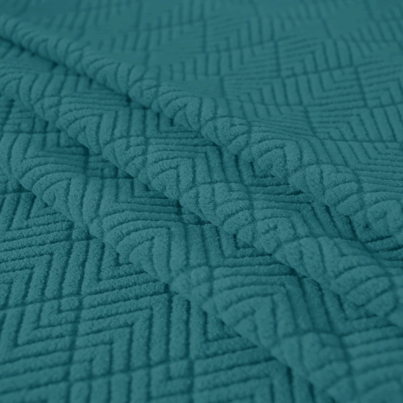 YSYLE 1 Pieza Cubierta de Almohada para Sofá – Ajuste Elástico, Uso Universal, Antideslizante, Resistente a Arañazos, Diseño Geométrico-Romboide