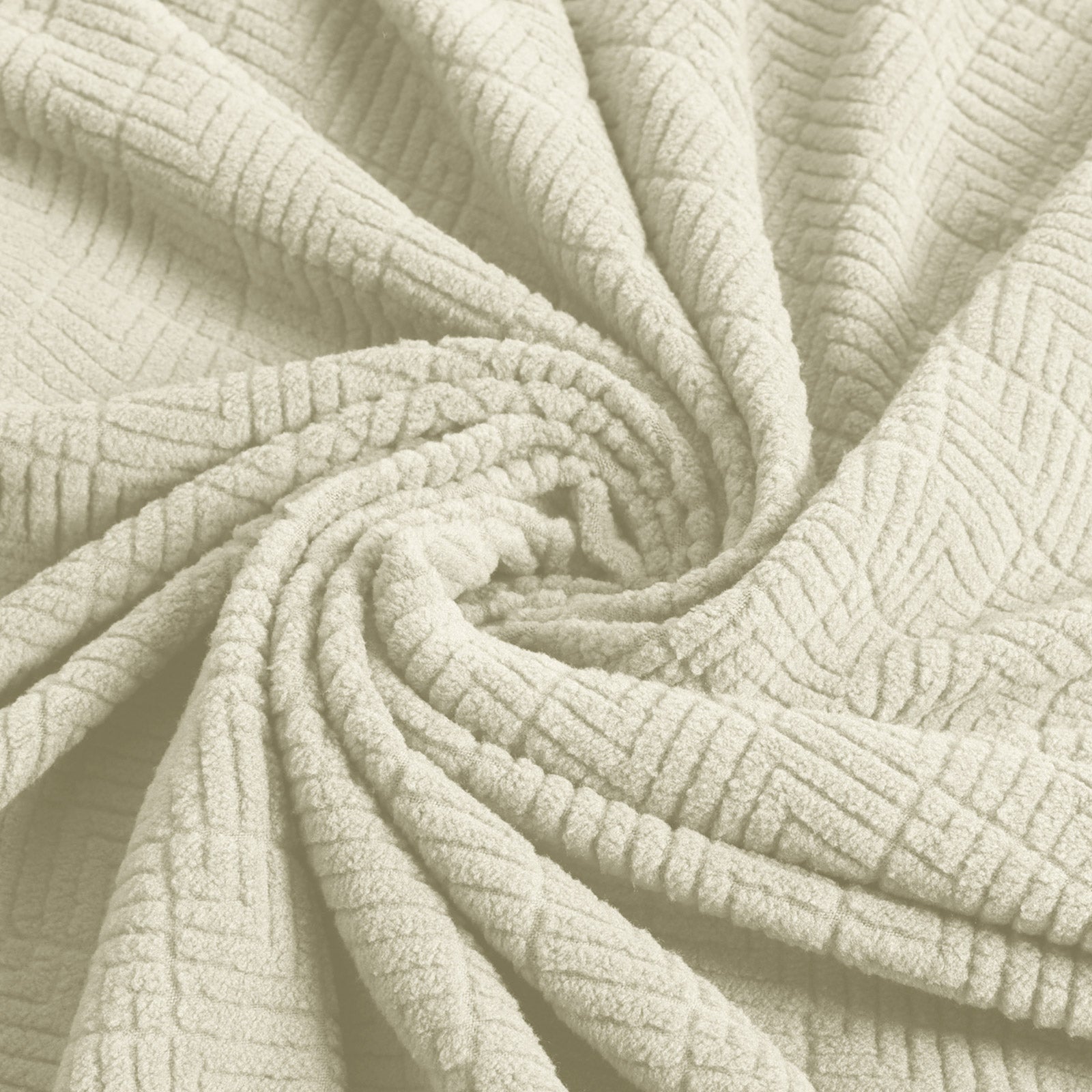 YSTYLE 4 pezzi coprisedie elastici con motivo jacquard a diamante