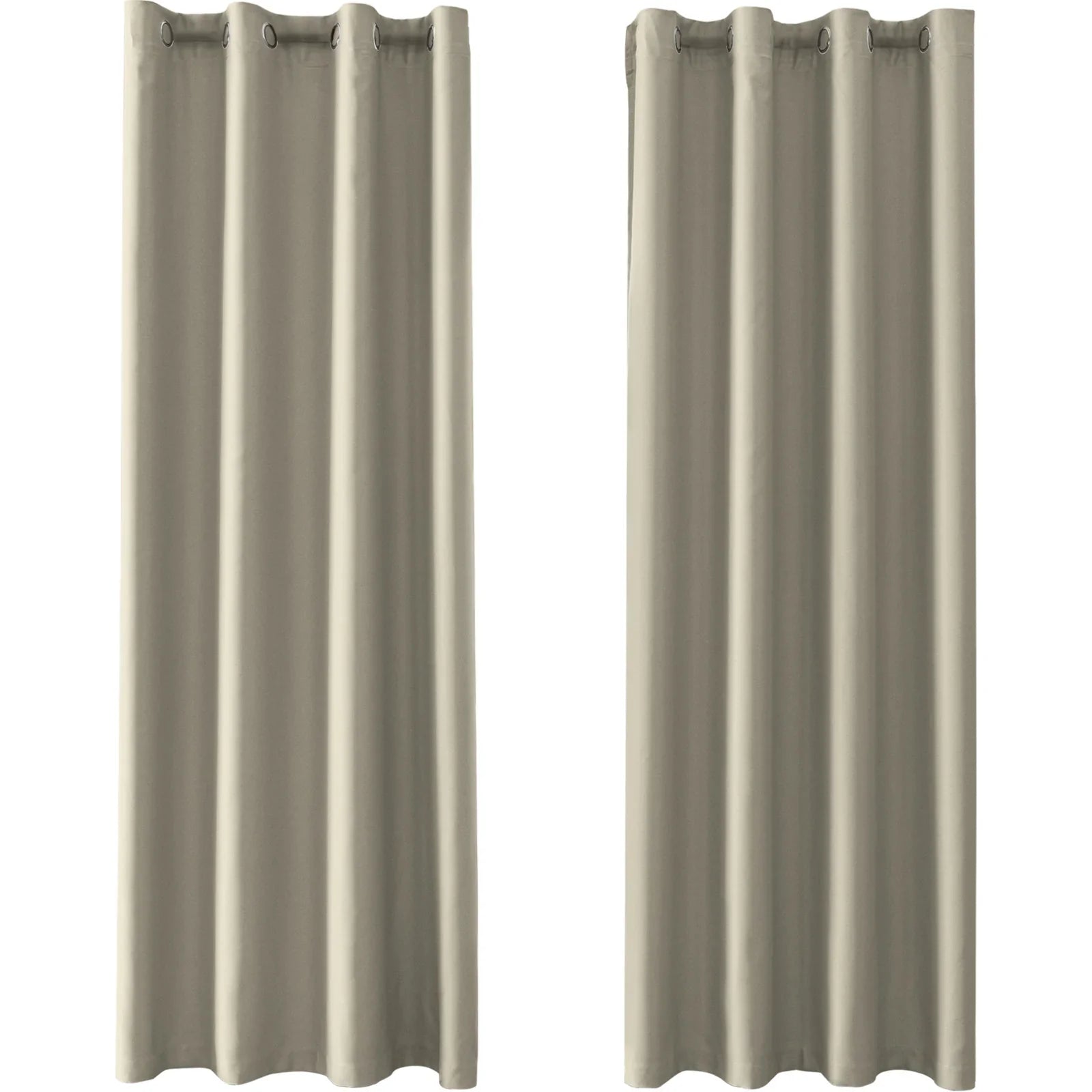 YSTYLE 2 Pieces Waterproof Blackout Curtains Thermal Insulated-YSTYLE