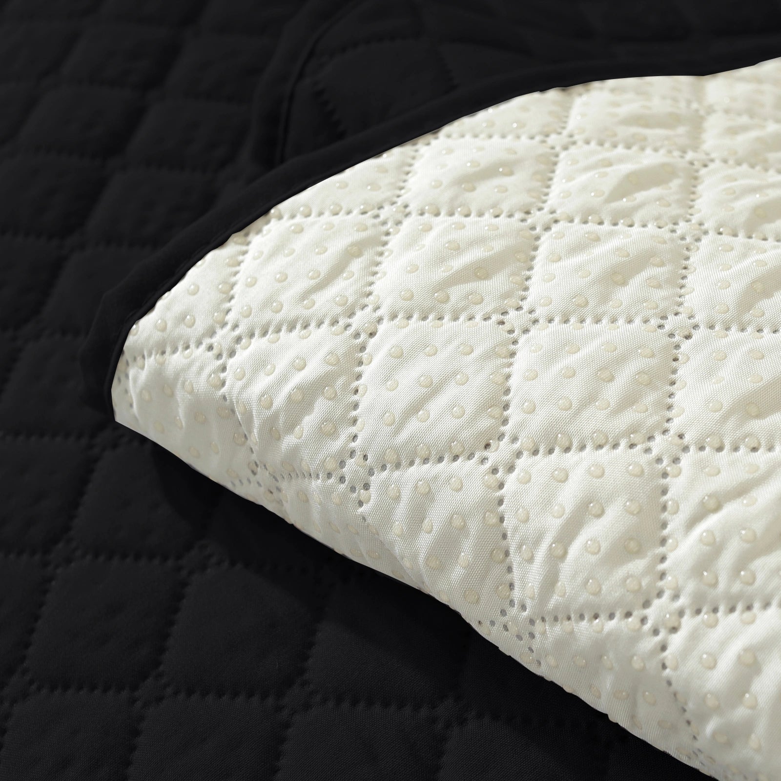 YSTYLE 2 Asientos Sofá Protector y Impermeable – Manta para Sofá Elástica, Antideslizante con Bolsillo de Almacenamiento, Ideal para Mascotas - Romboide