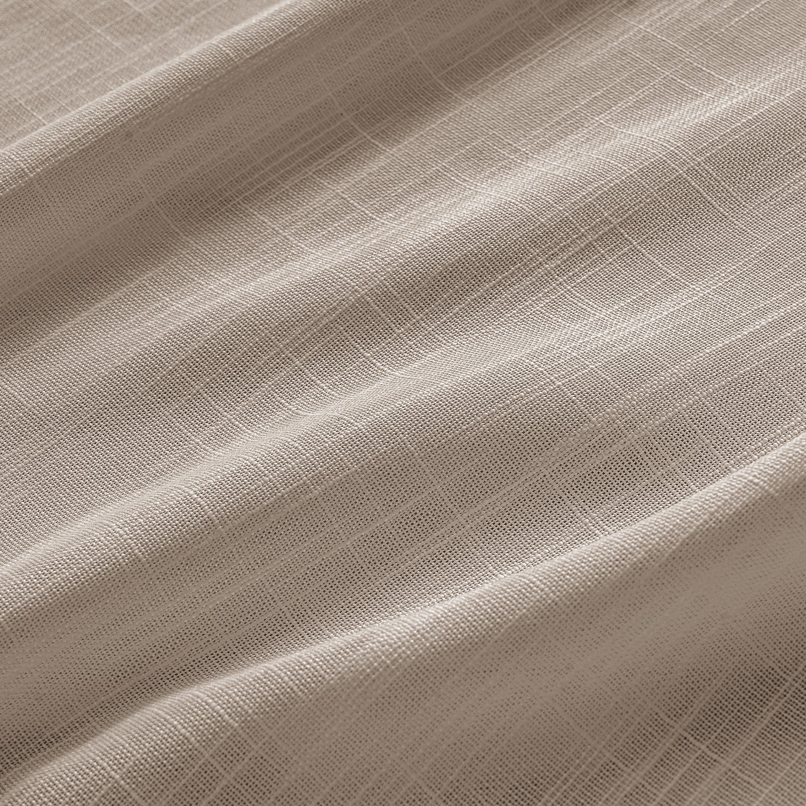 YSTYLE 2 Pieces Linen Look Voile Curtains Eyelets-YSTYLE