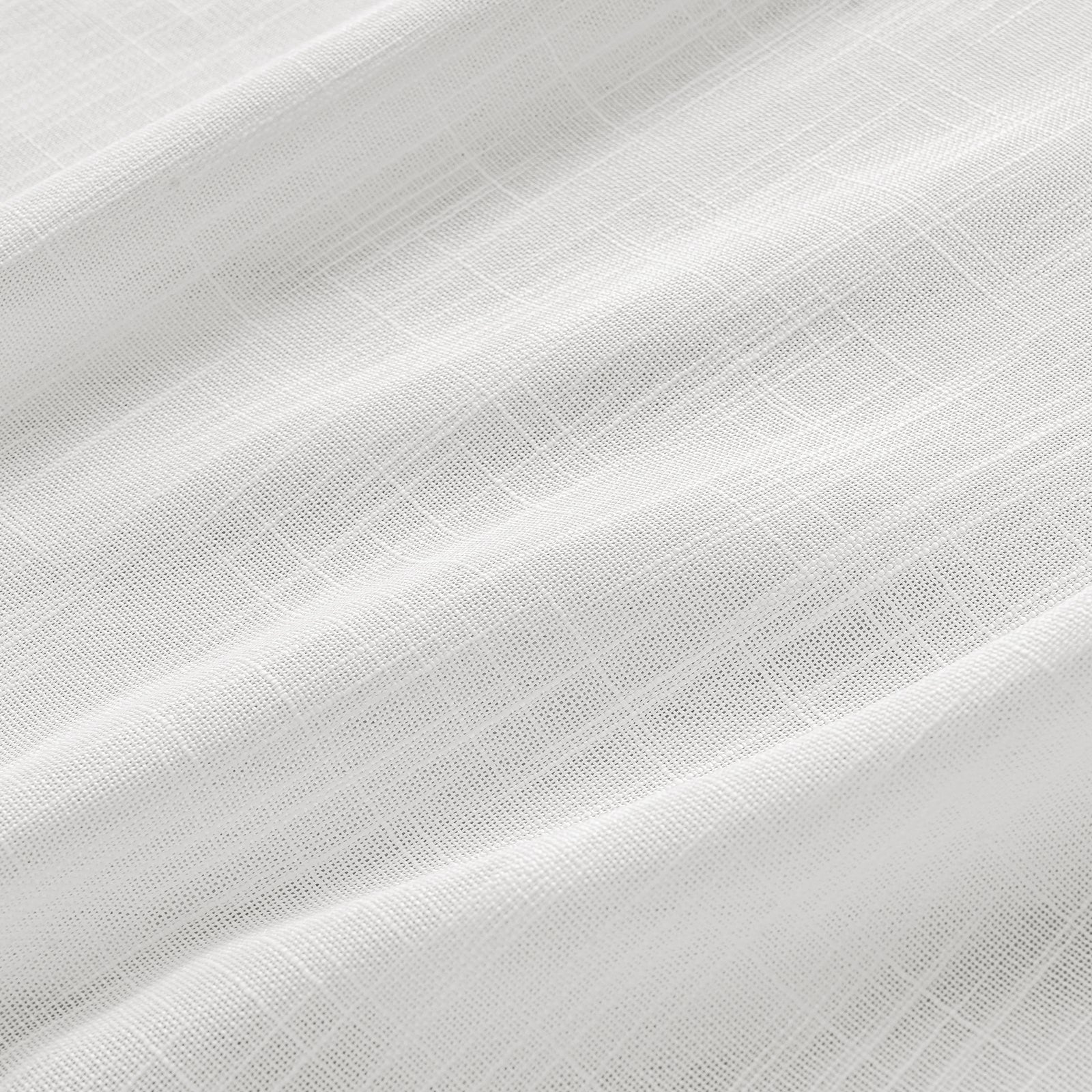 Ystyle 2 Panels Set,  Linen-Effect Indoor Curtains, 70x240 cm, Living Room Window Curtains with Cross Weave, Kitchen Voile Curtains with Rod Pocket, Modern Lightweight Bedroom Curtains