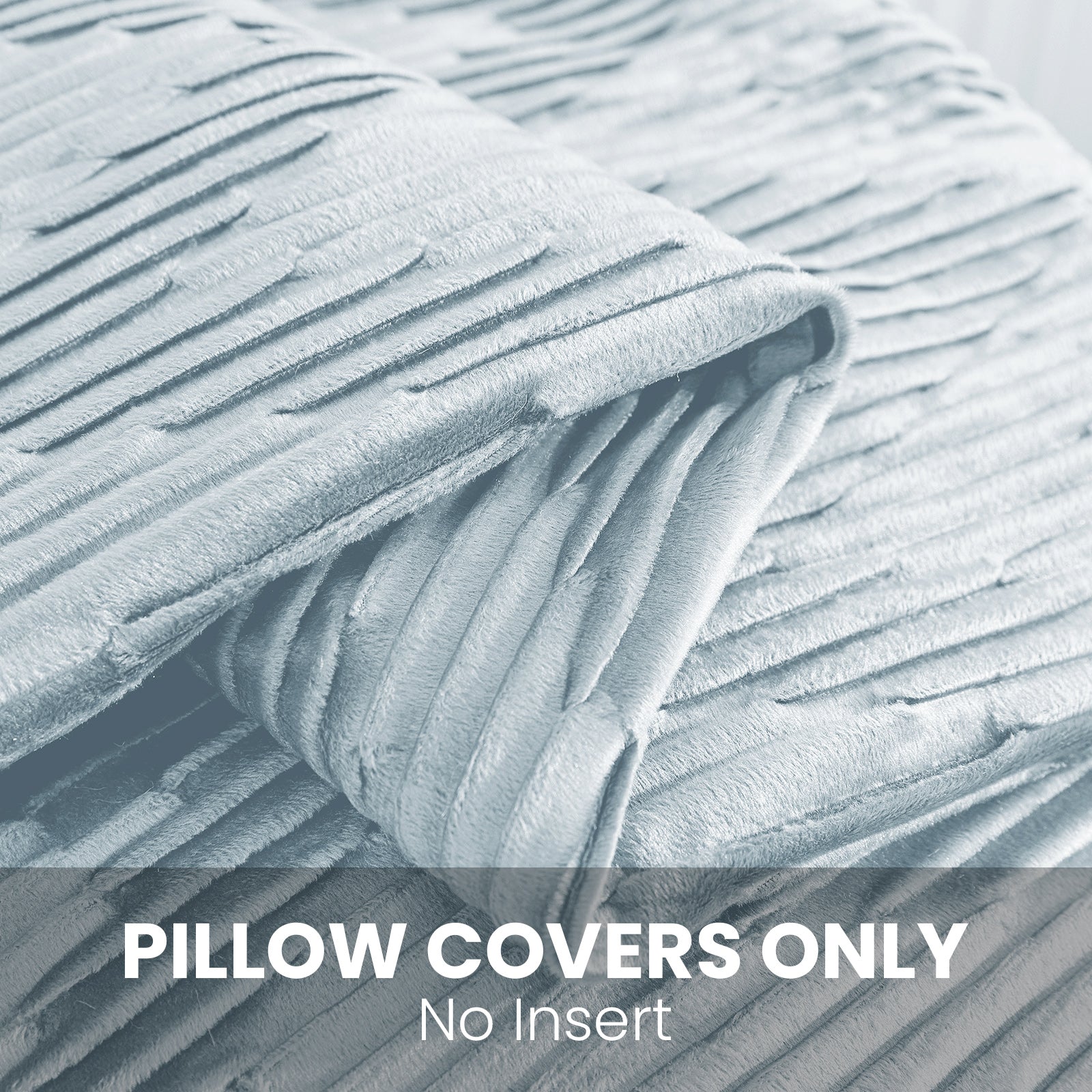 Ystyle 2 Pieces Cushion Covers Sofa 50 x 50 cm Velvet Minimalist Cushion Covers Invisible Zipper Decorative Cushion Covers for Sofa Living Room Bedroom