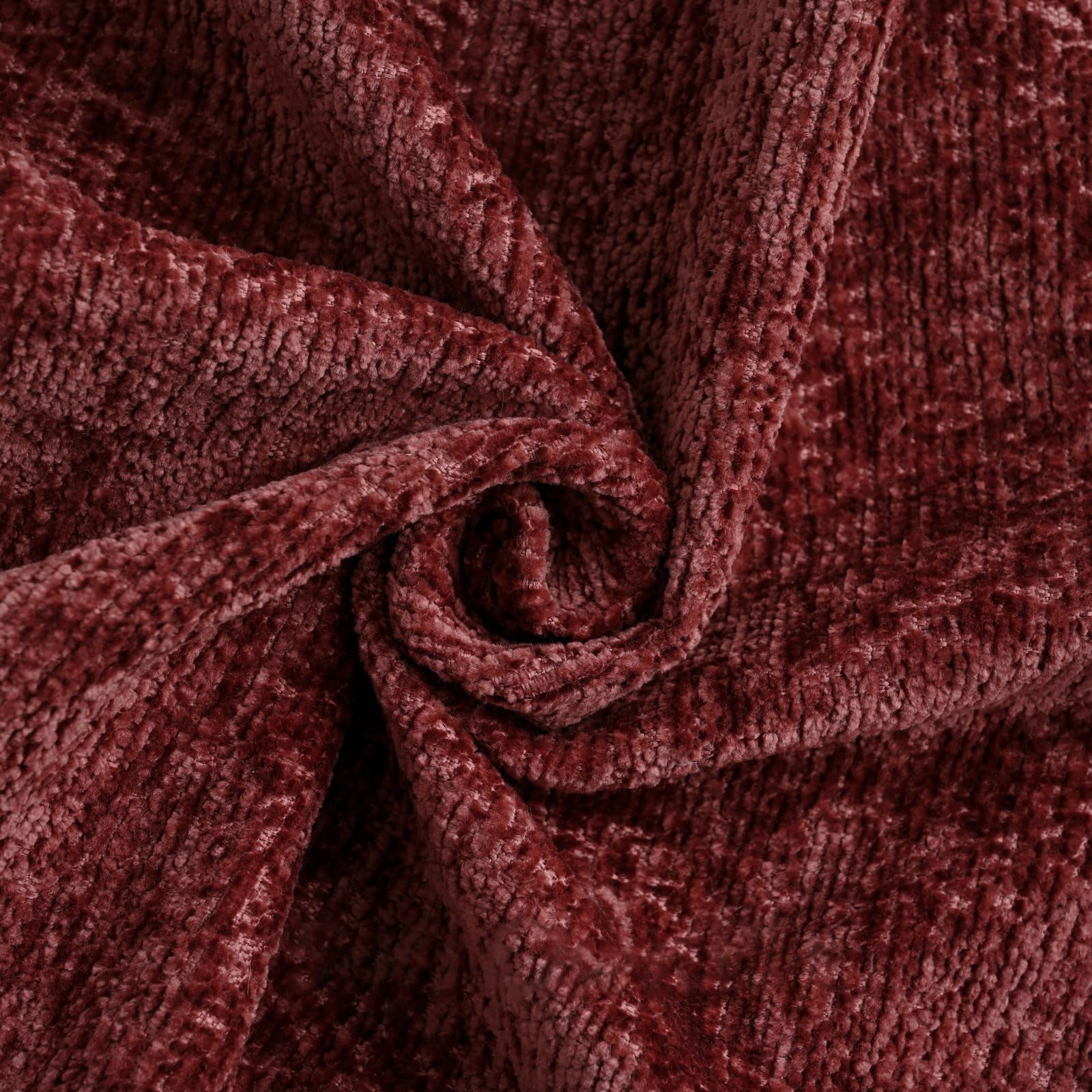 Ystyle Chenille Sofa Cushion Covers 60 x 60 cm, 2 Pieces, Soft Durable Heart-Shaped Cushion Cover, Decorative Elegant Pillow Case for Living Room