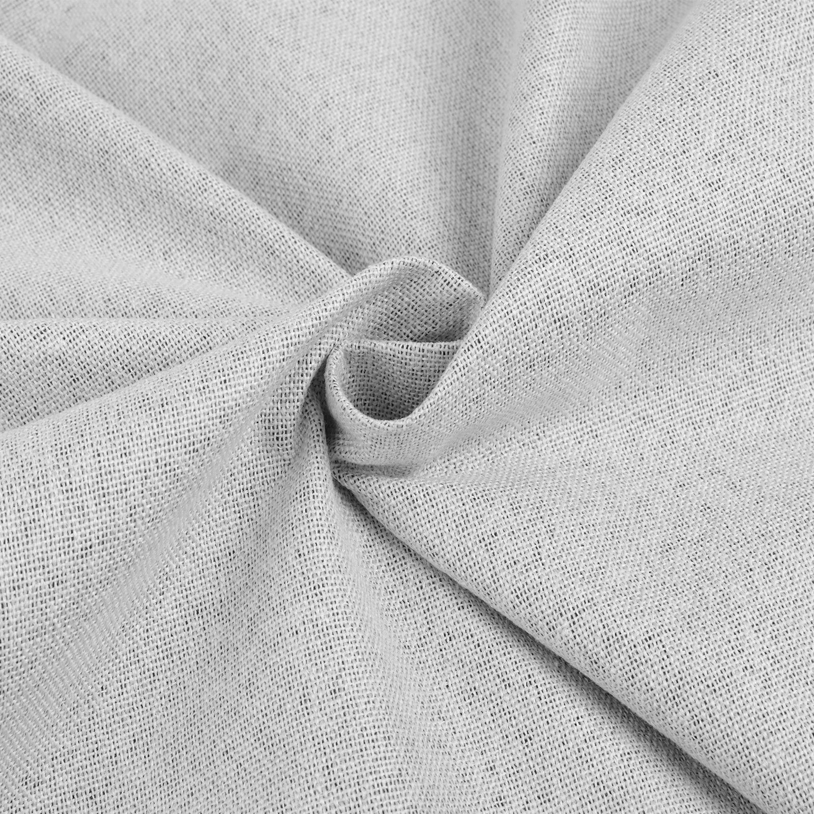 YSTYLE 2 piezas Cortinas de Aislamiento Térmico y Bloqueo Total de Luz, Efecto Lino, Color Negro 