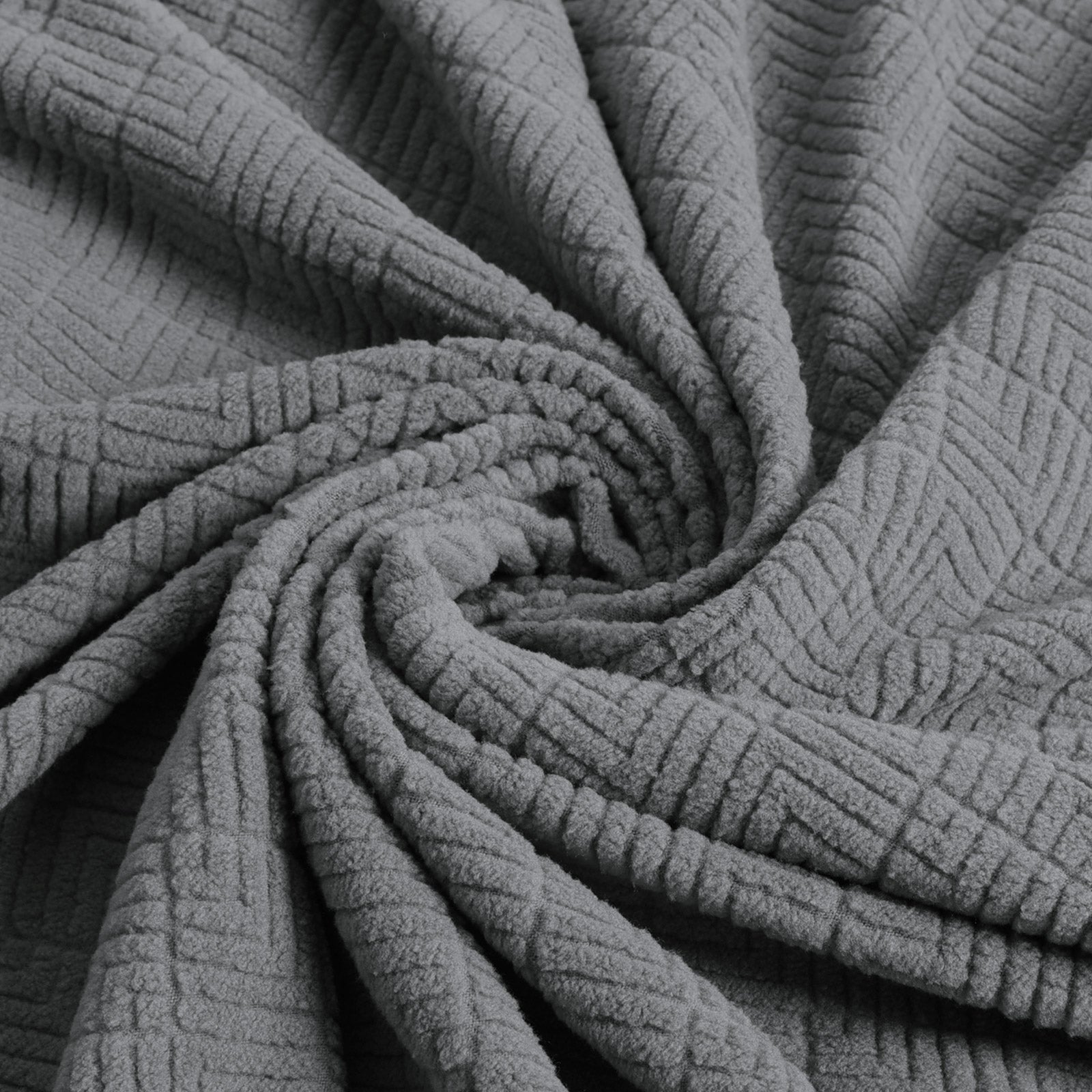 YSTYLE 2 pezzi coprisedie elastici con motivo jacquard a diamante