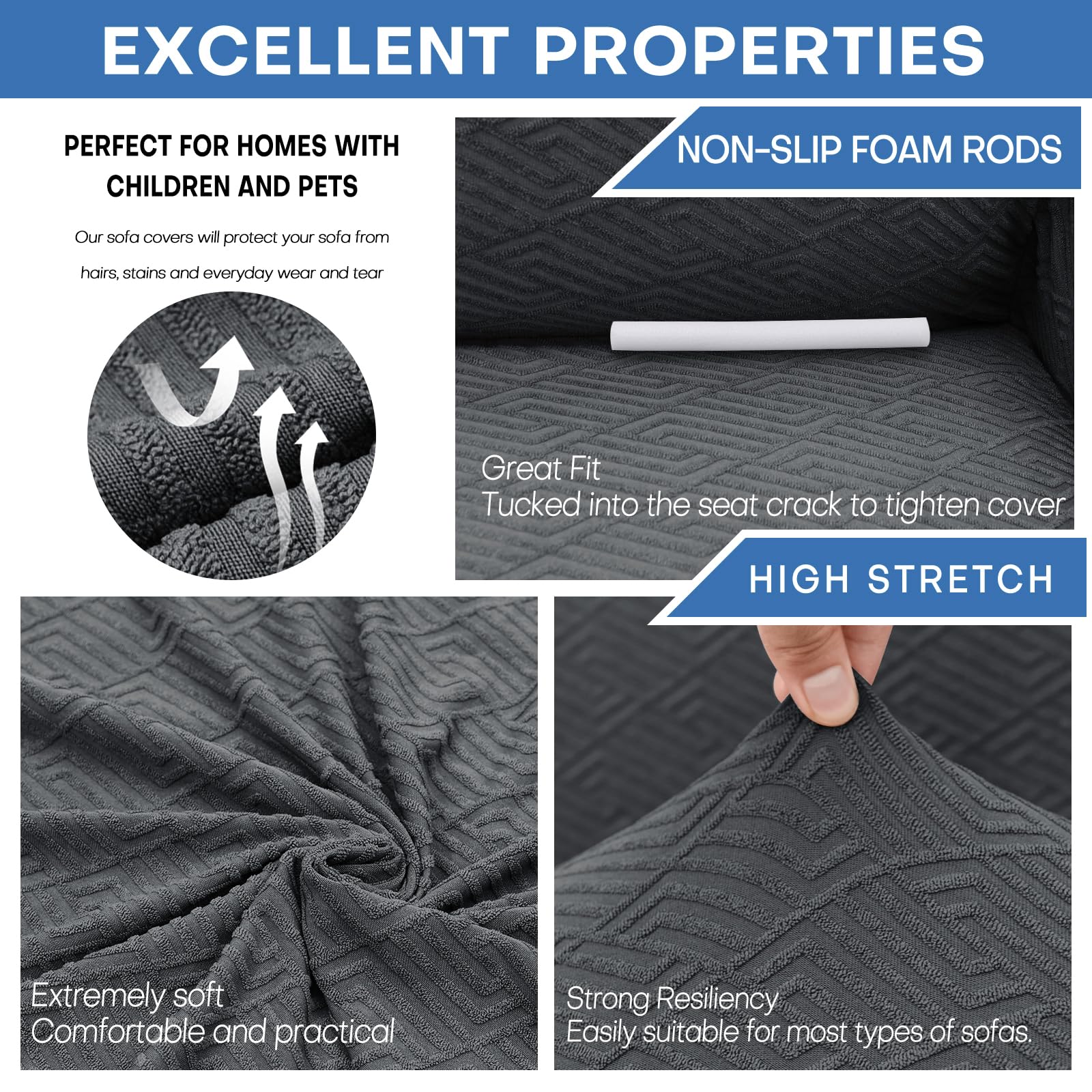 Ystyle Sofa Cover Non-slip Couch Cover Stretch Slipcover