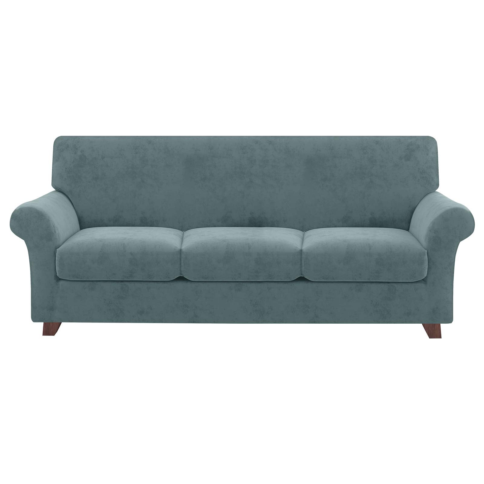 YSTYLE Velvet Sofa Cover Non-slip Couch Sofa Cover Stretch Slipcover Furniture Protector