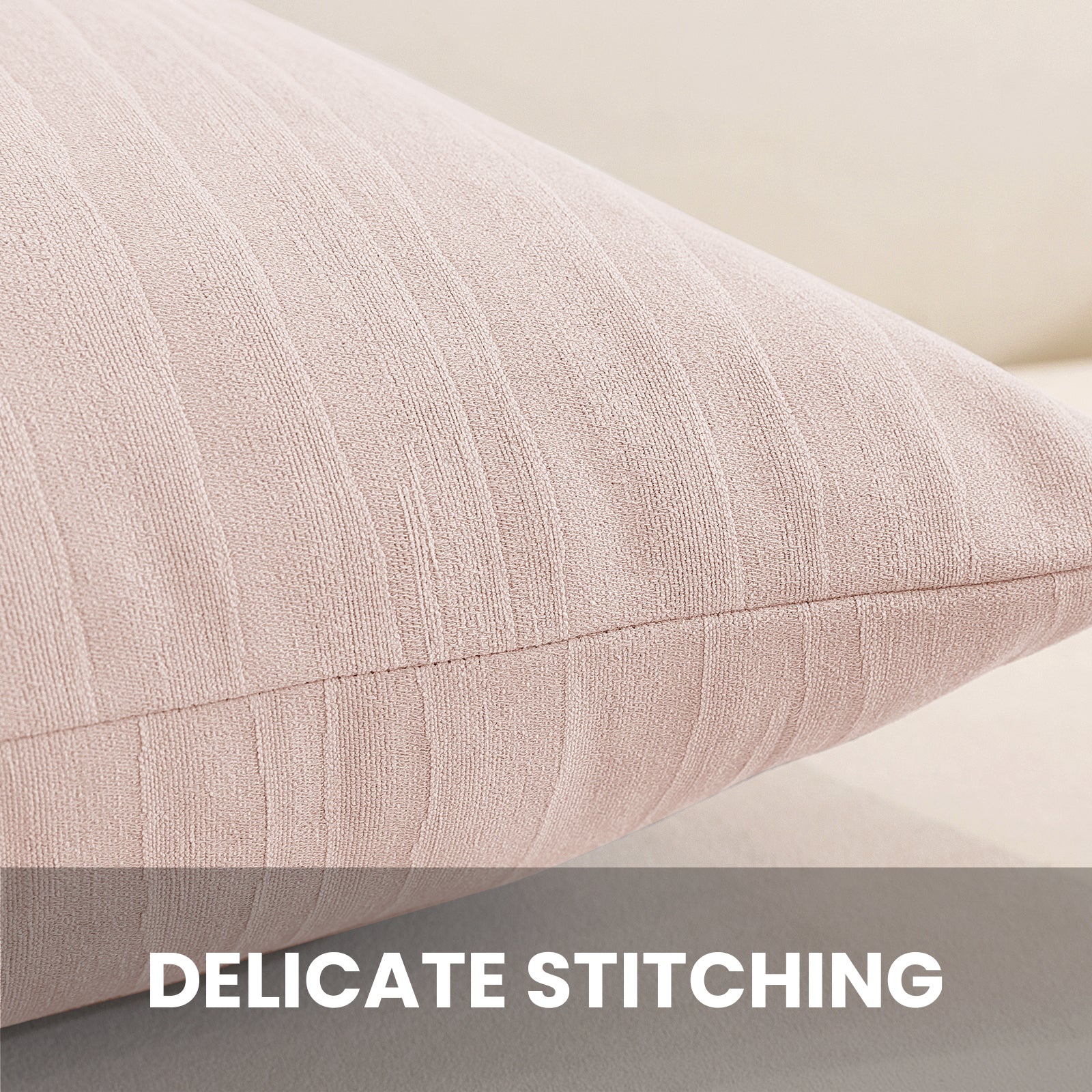 Ystyle 2 Pieces Cushion Covers Sofa 60 x 60 cm, Minimalist Colourful Cushion Cover, Invisible Zipper, Decorative Pillowcases, Sofa Living Room, Bedroom