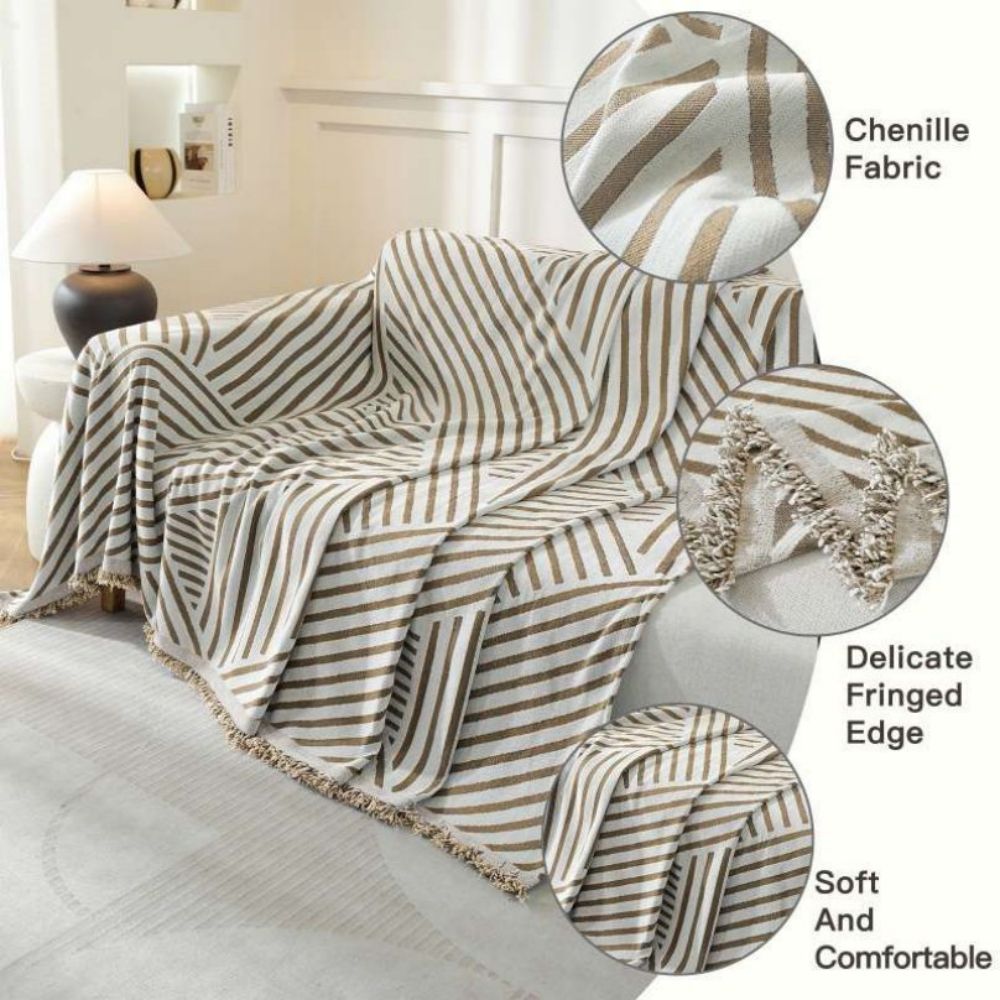 YSTYLE 2 Seater canapé couverture Throw 180x280CM Stain Resistant